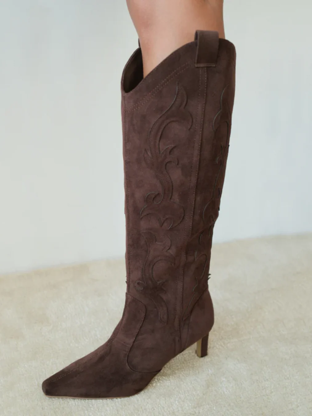Abrams Chocolate Knee High Boot - Image 3