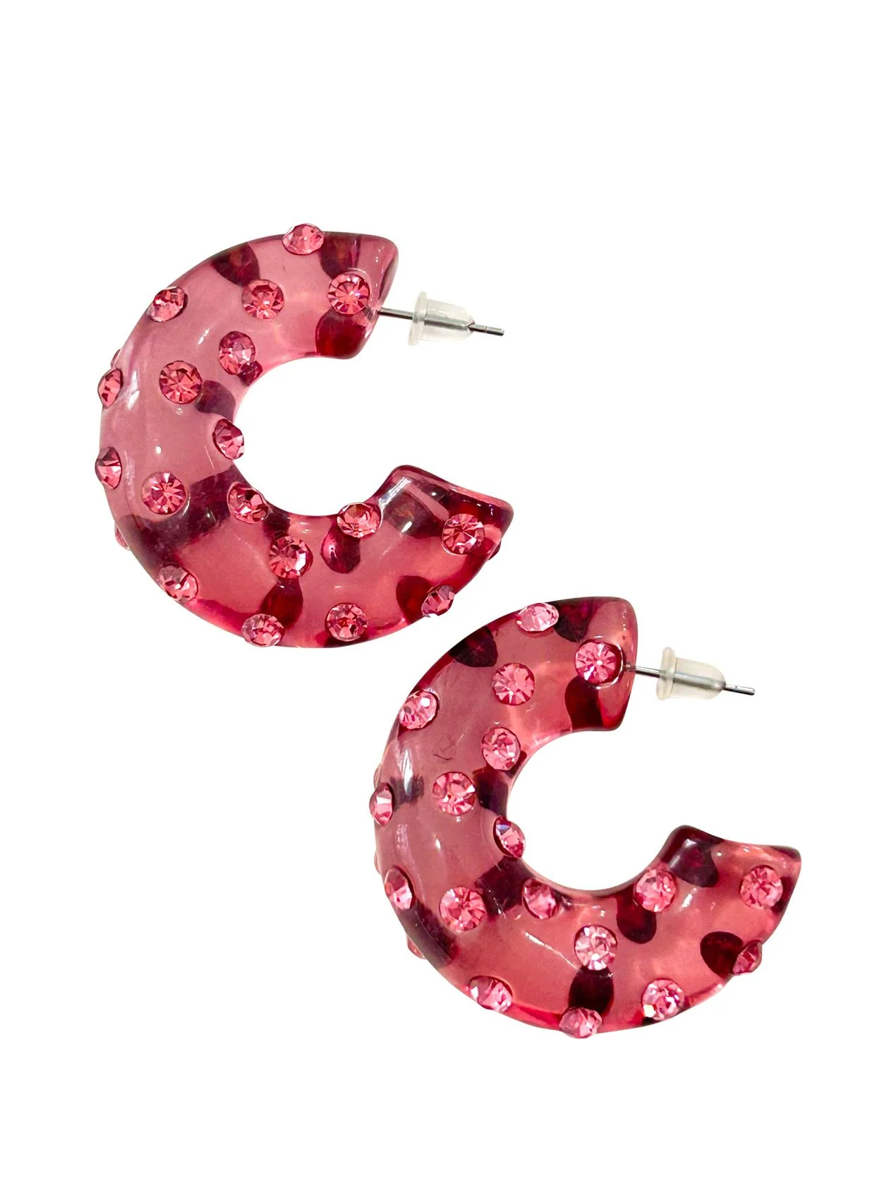 Aiden Gem Hoop Earrings - Image 4