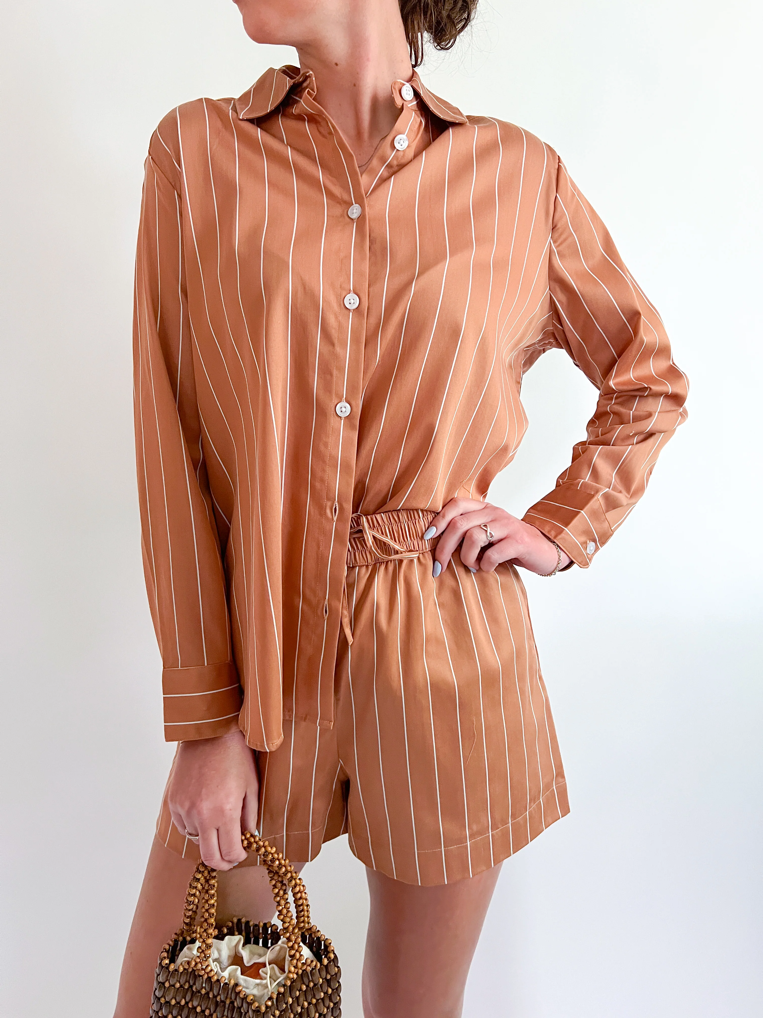 Alexis Poplin Fine Line Shirt