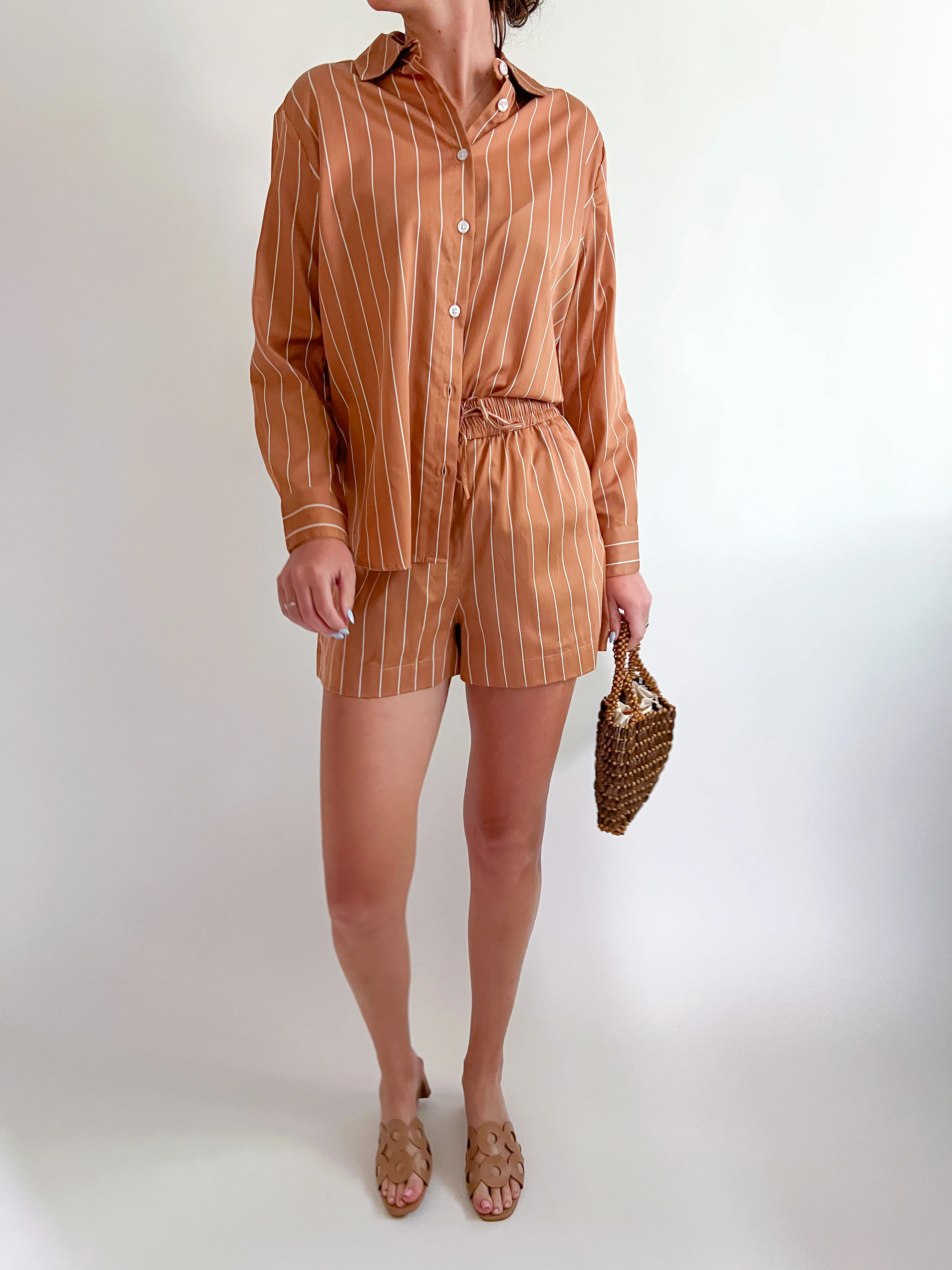 Alexis Poplin Fine Line Shirt - Image 4