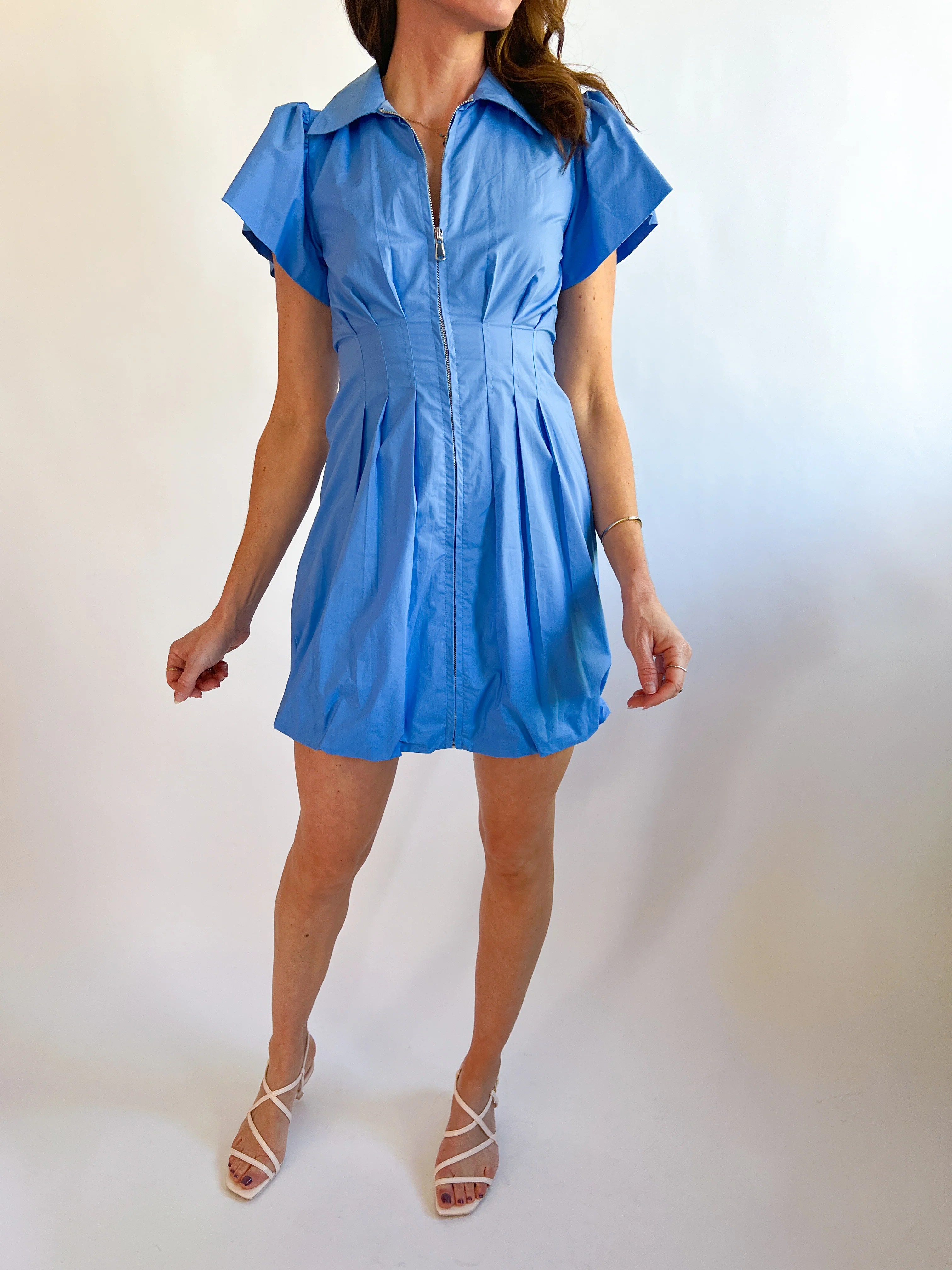 Anette Pleated Waist Dress - Image 6