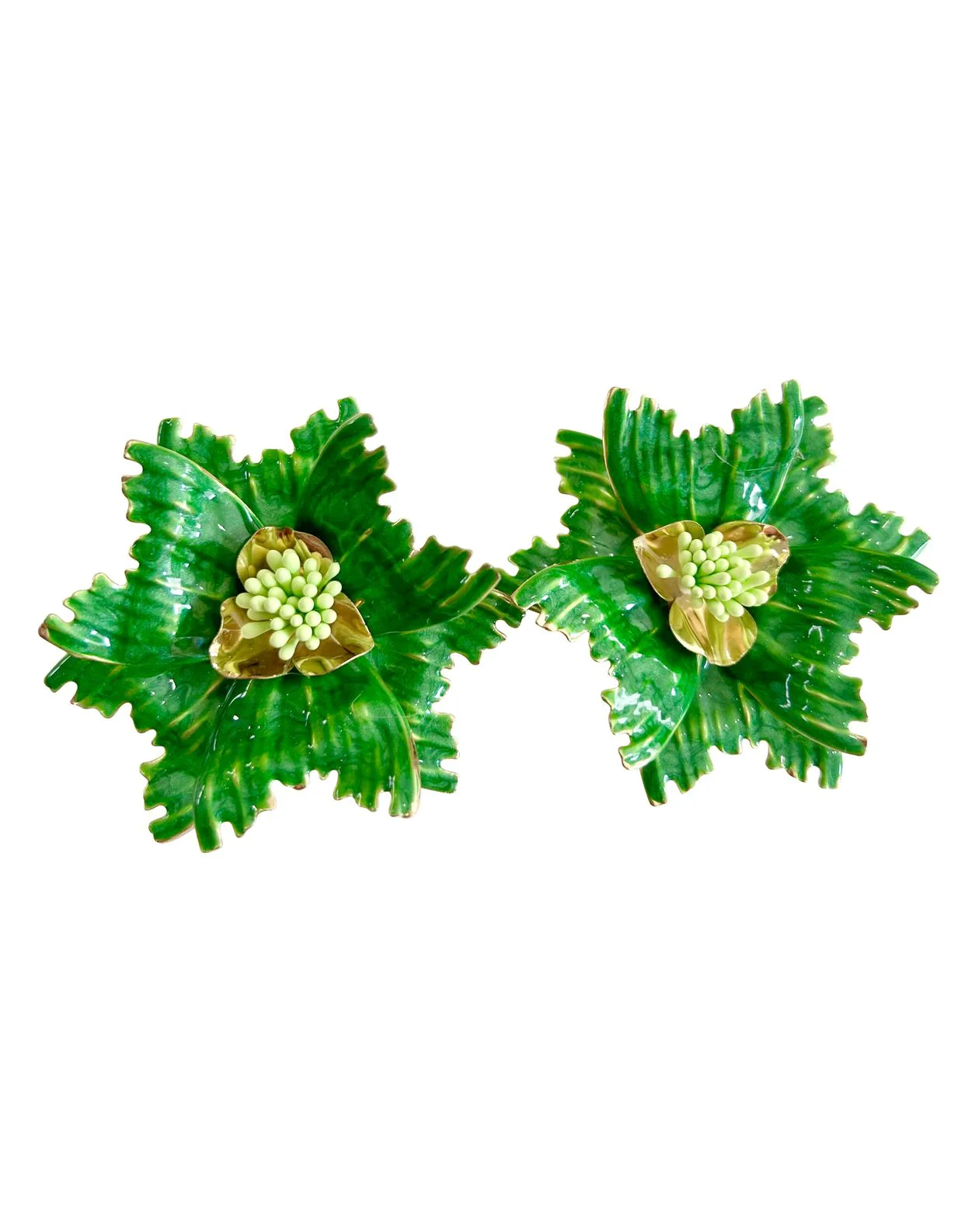 Arin Flower Earrings - Image 2