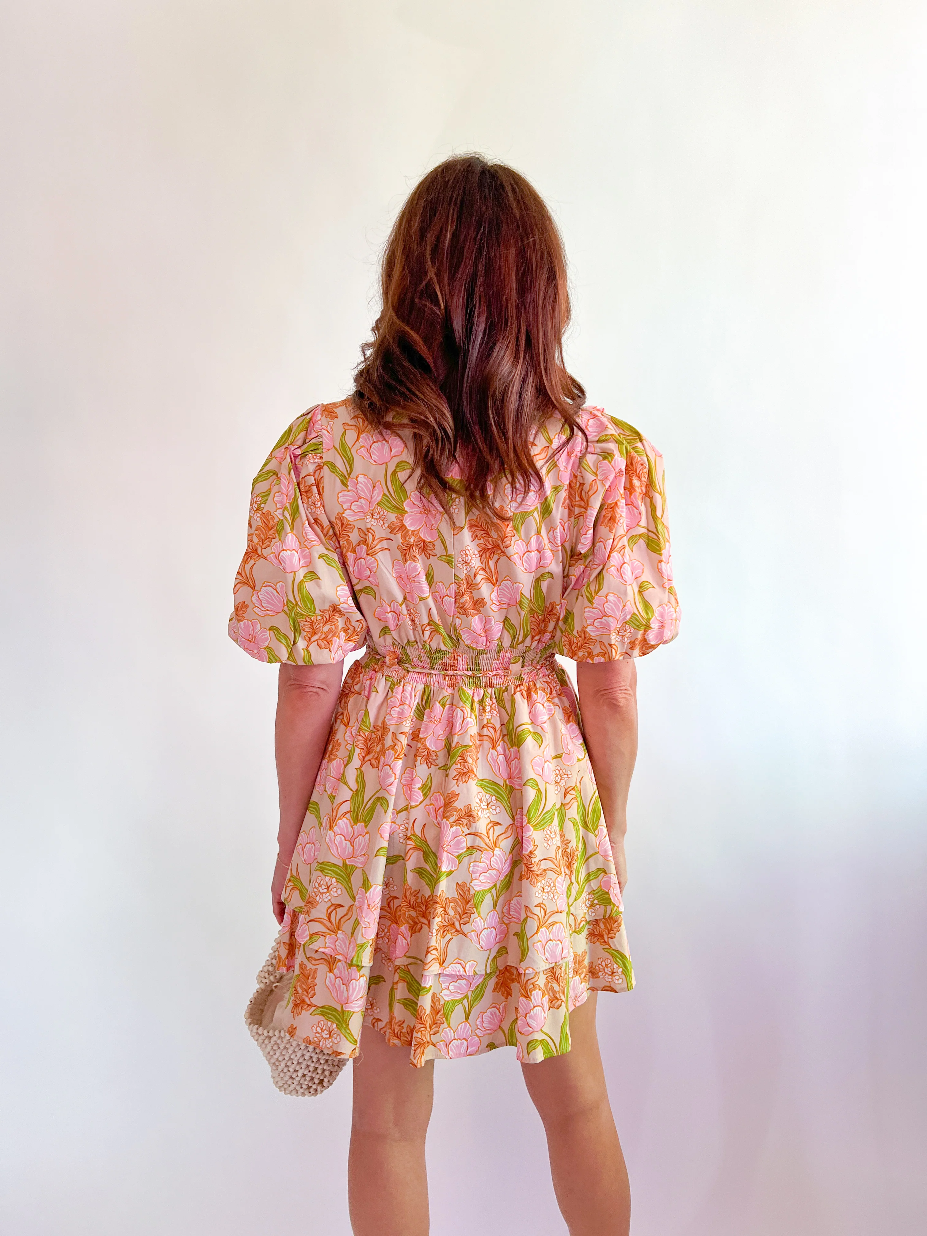 Meadow Puff Sleeve Tiered Mini Dress - Image 2