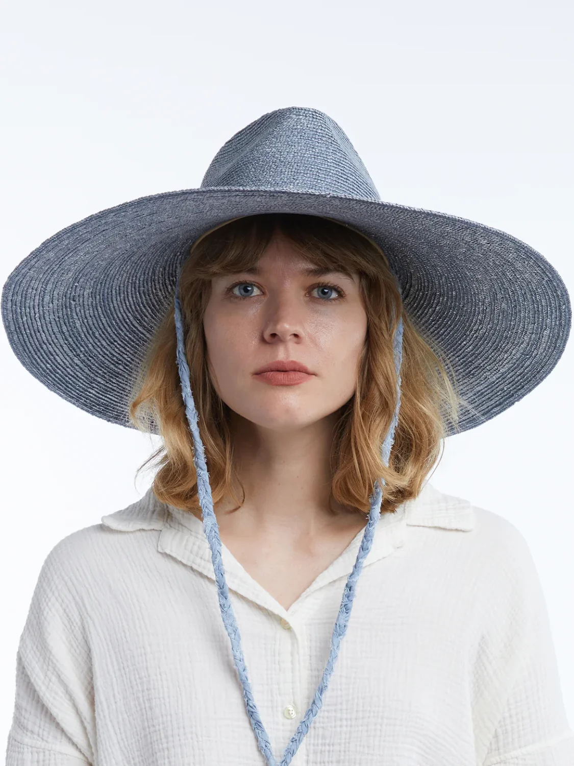Brie Wide Brim Wheat Straw Hat - Image 2