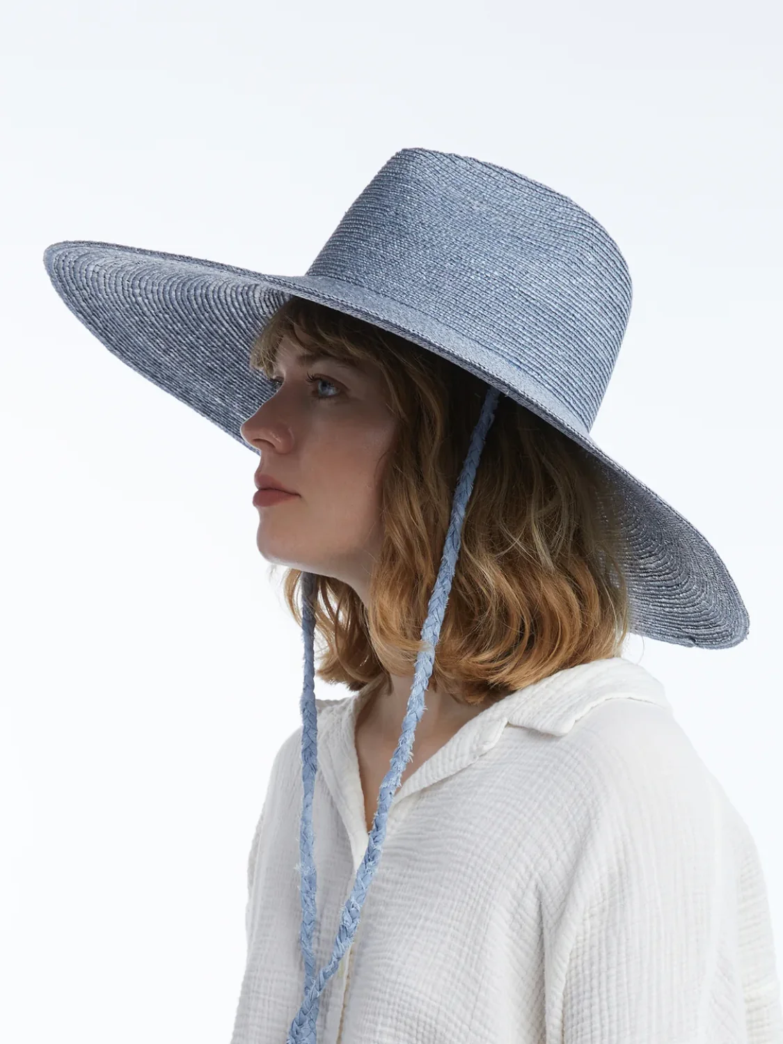 Brie Wide Brim Wheat Straw Hat - Image 3