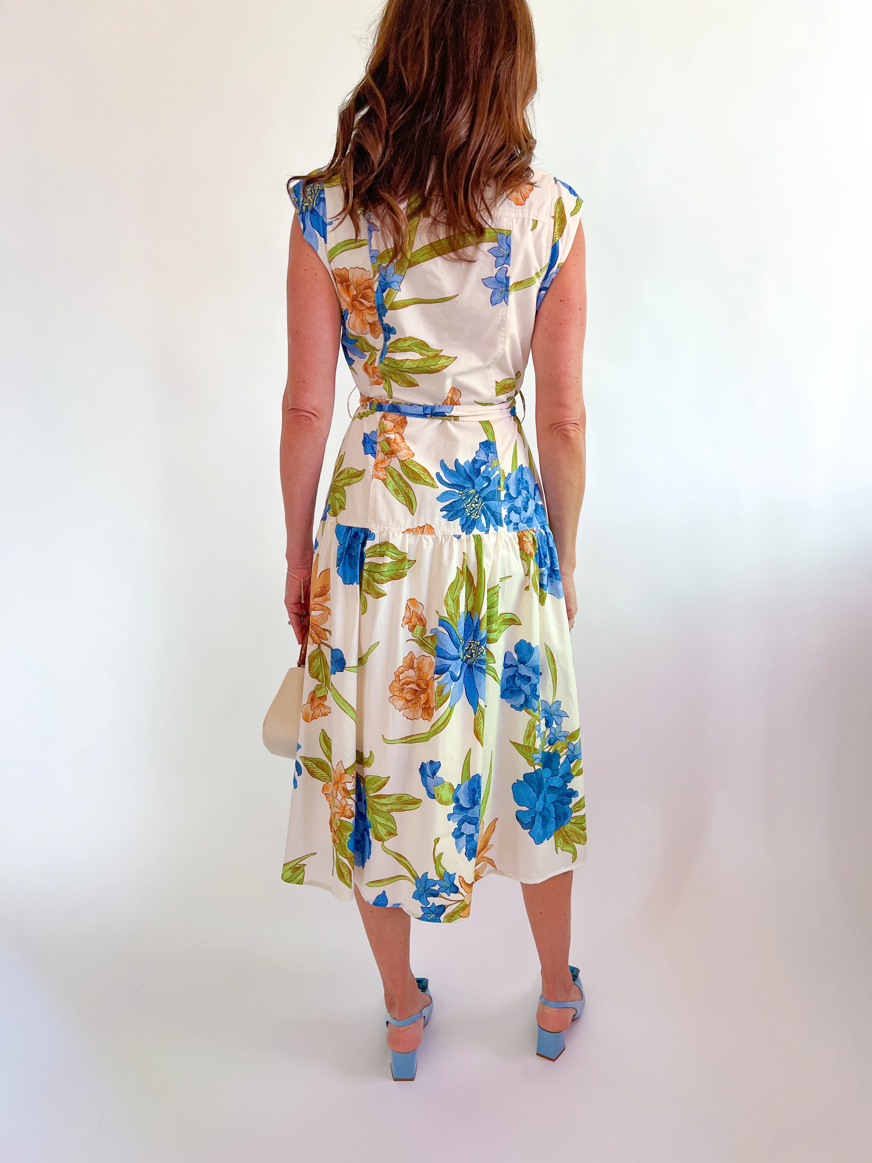 Kacie Self Tie Midi Dress - Image 3