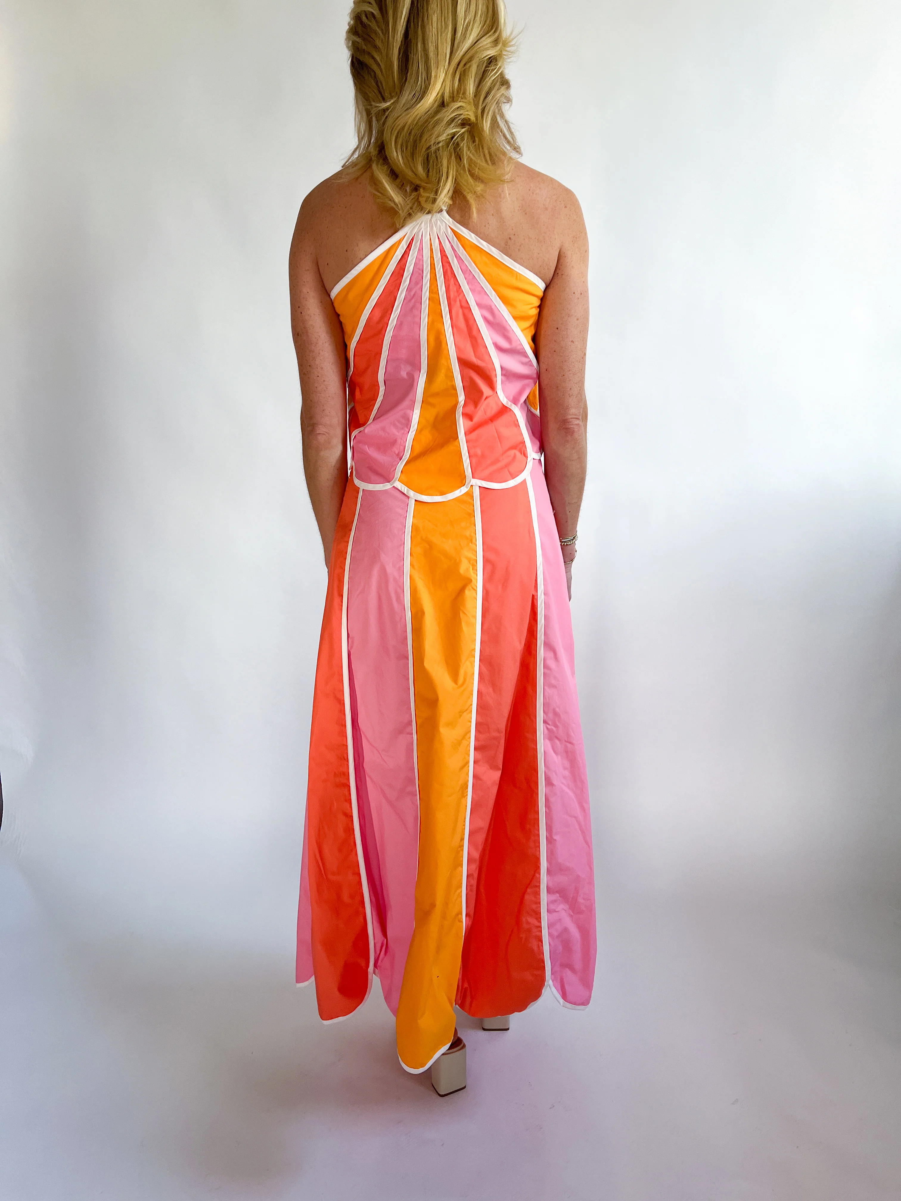 London Scalloped Edges Halter Top - Image 2