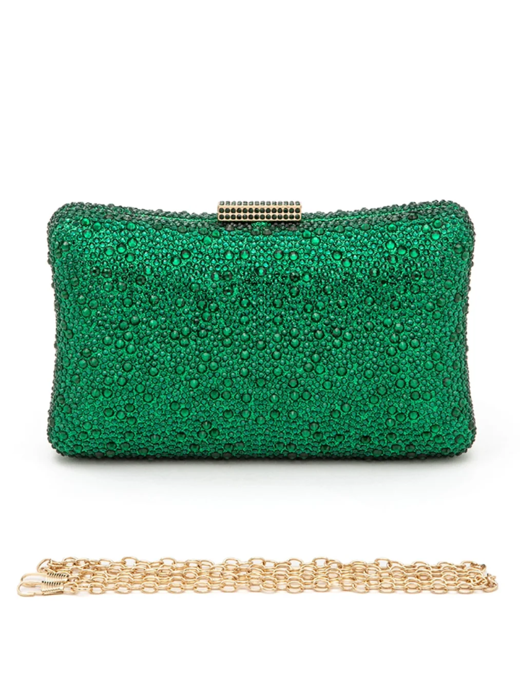 Crystal Pave Statement Box Clutch - Image 3