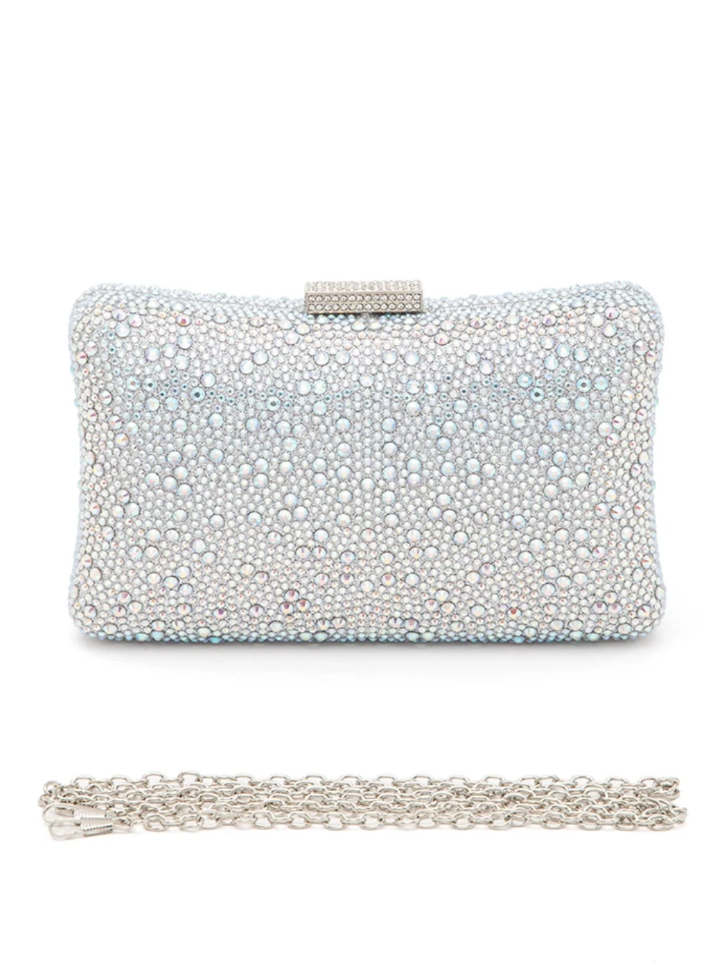 Crystal Pave Statement Box Clutch - Image 4