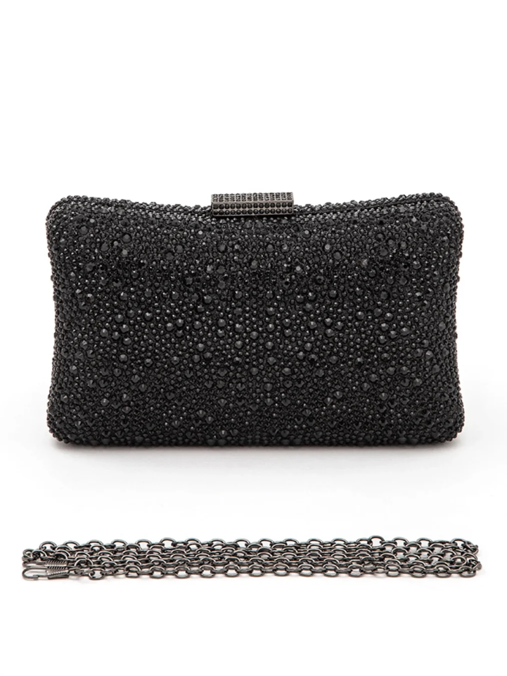 Crystal Pave Statement Box Clutch - Image 5