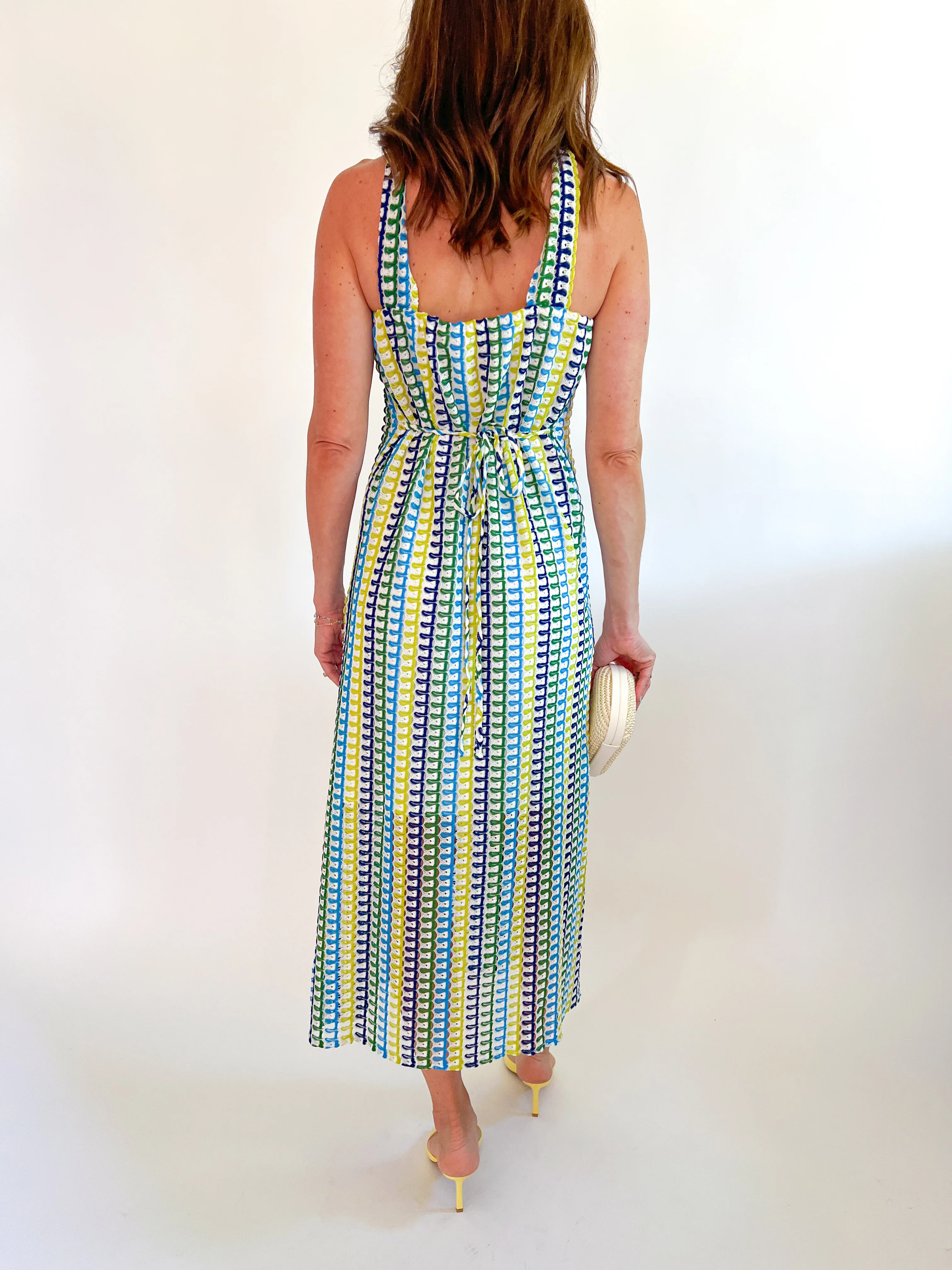 Cycladic Loom Halter Dress - Image 2