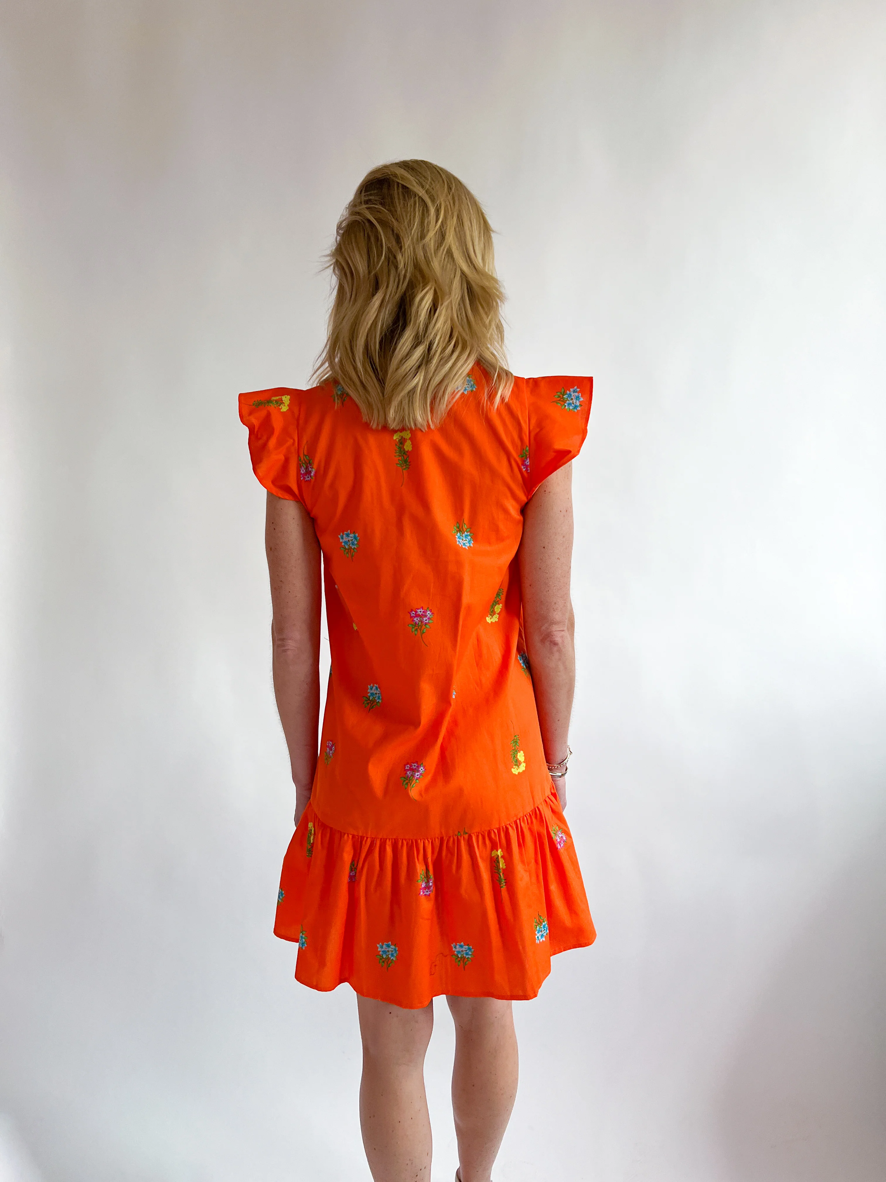 Denvie Floral Paix Shift Mini Dress - Image 3