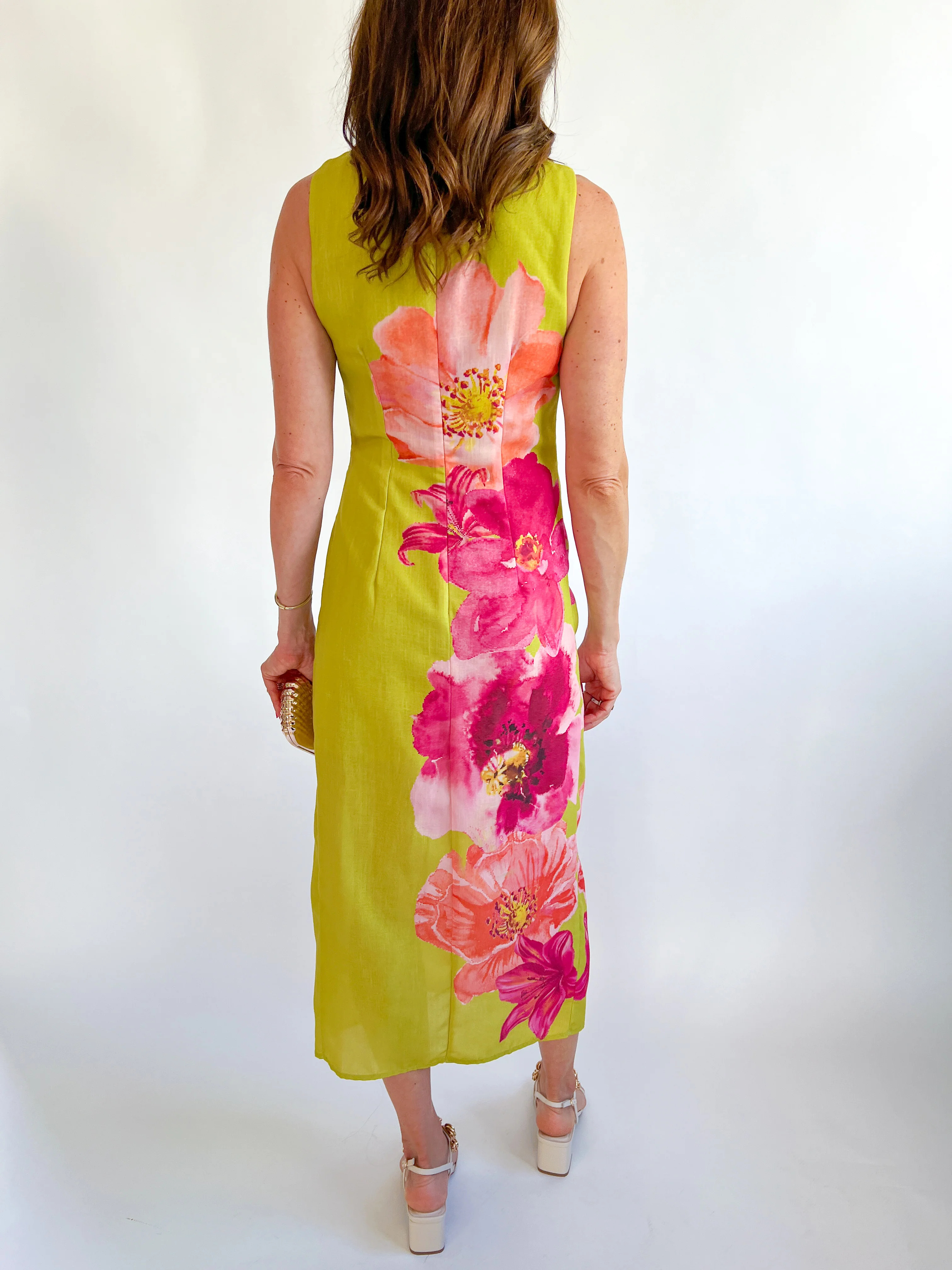 Floral Detailed Midi Dress - Image 3