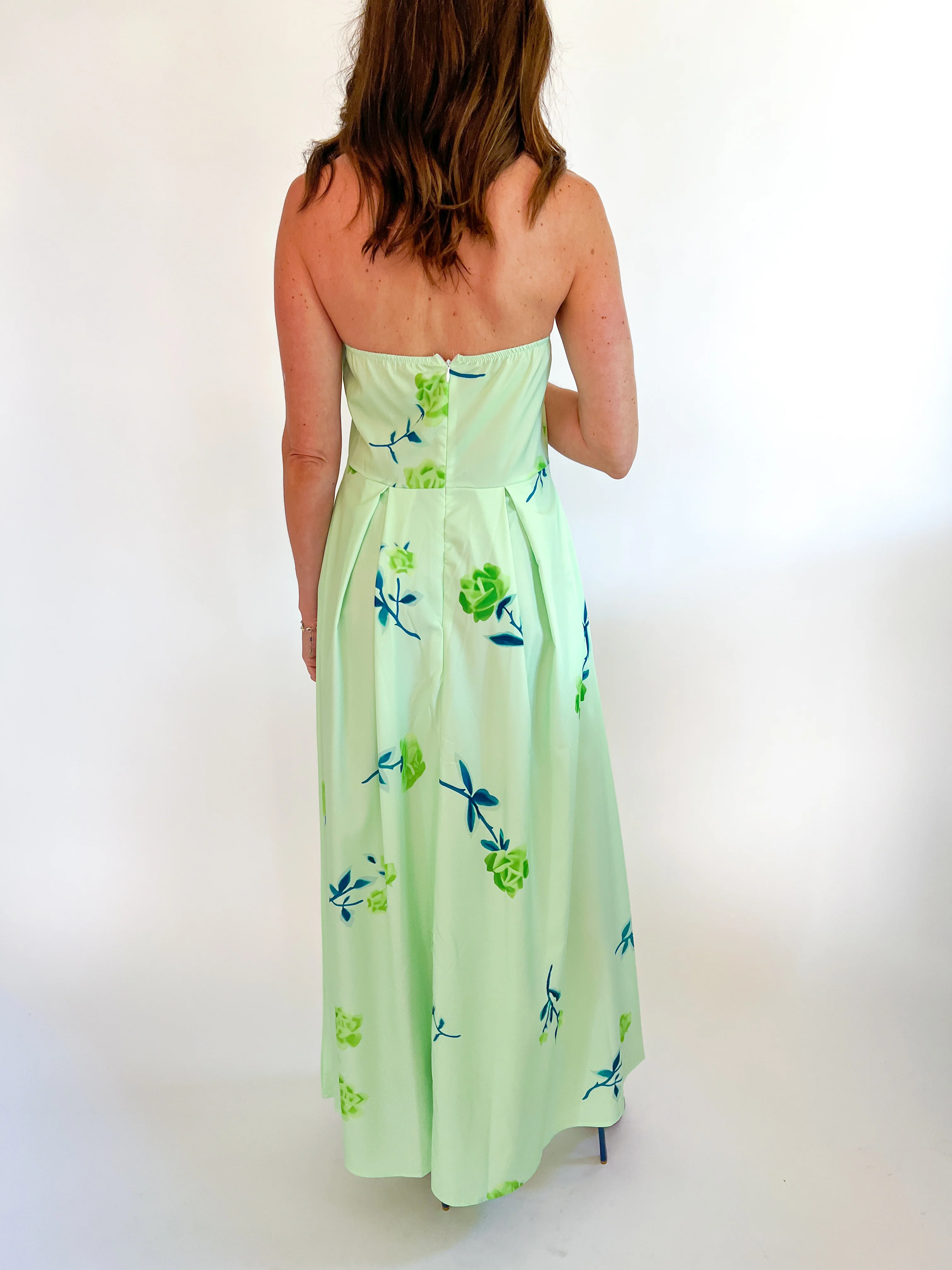 Floral Print High-Waist Maxi Dress - Image 2