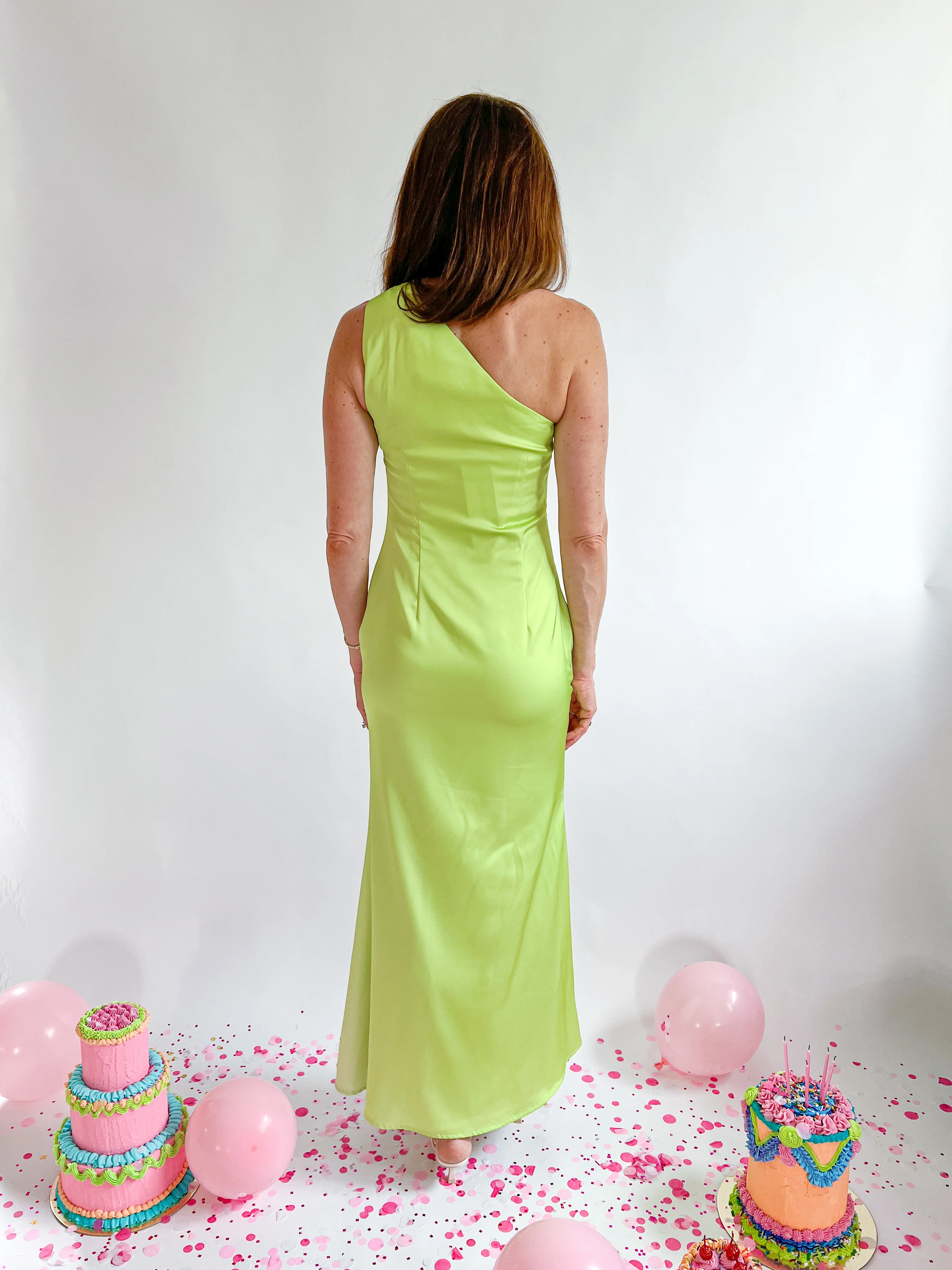Elisa One Shoulder Gown - Image 3