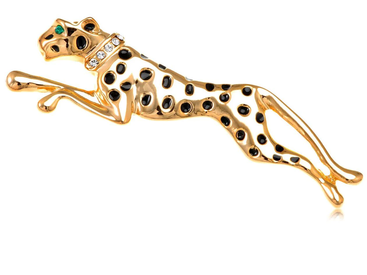Leopard Brooch Pin - Image 2