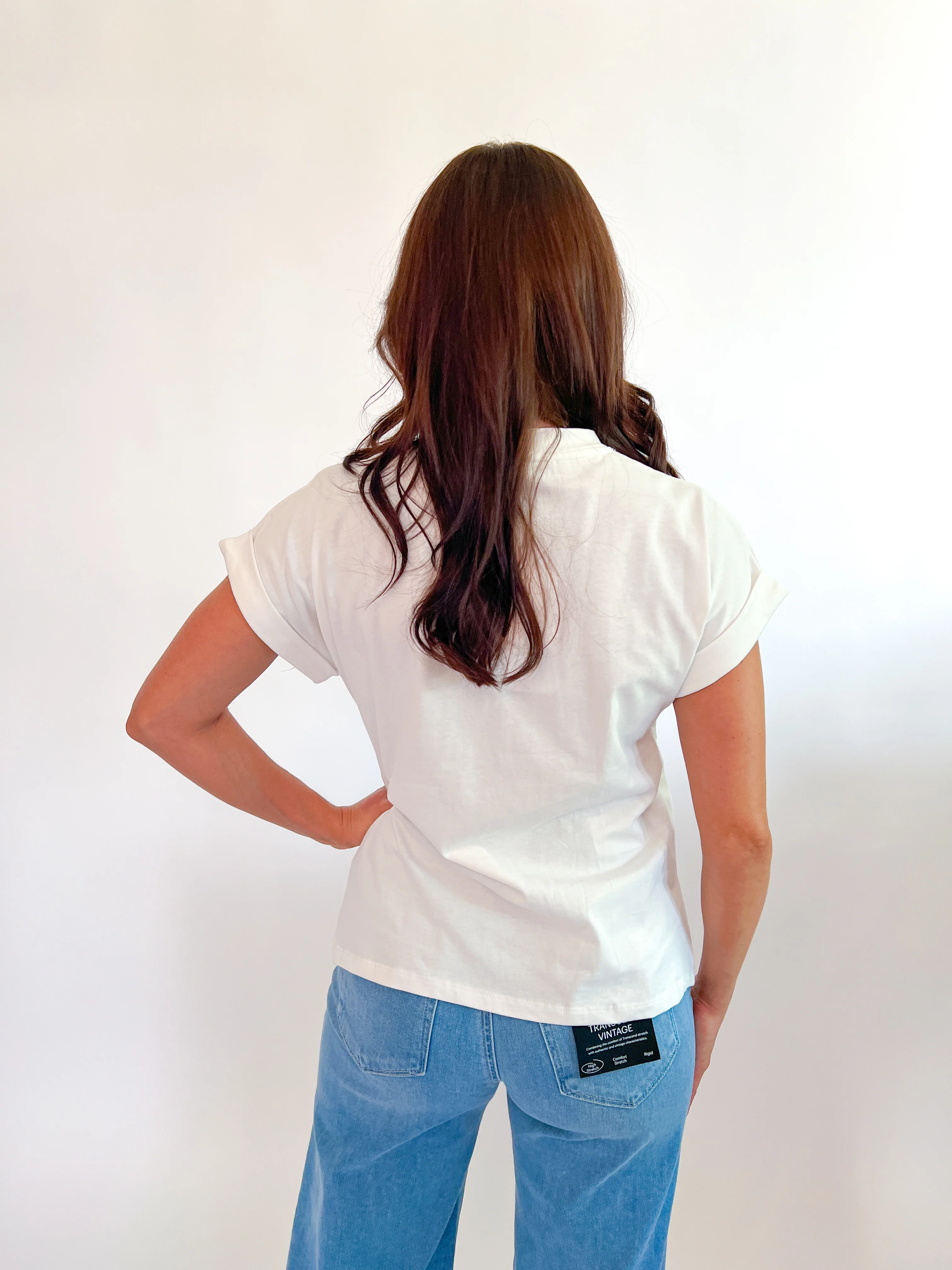 Front Knot Short Sleeve Knit Top - Image 2