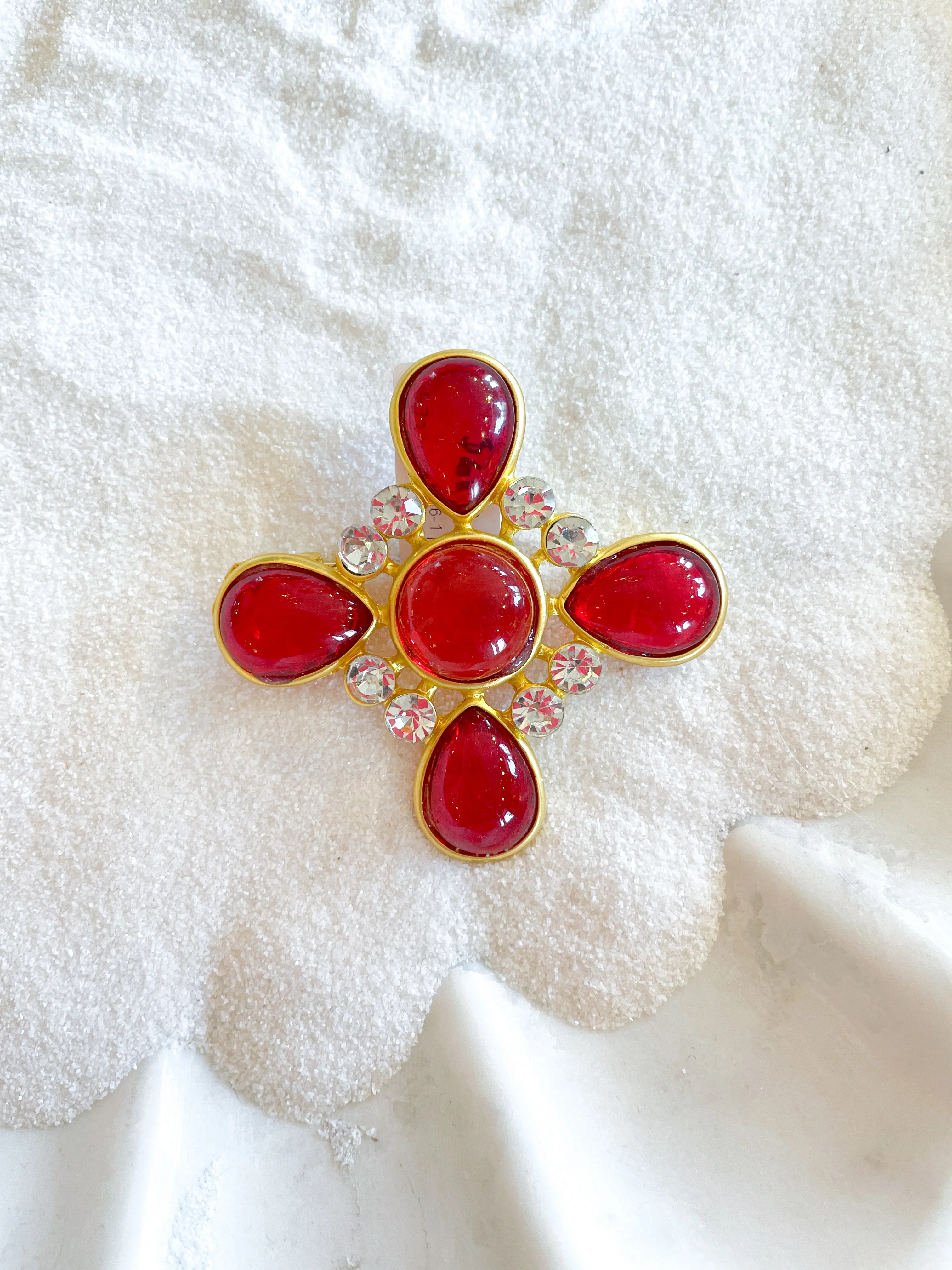Baroque Rhinestone Brooch