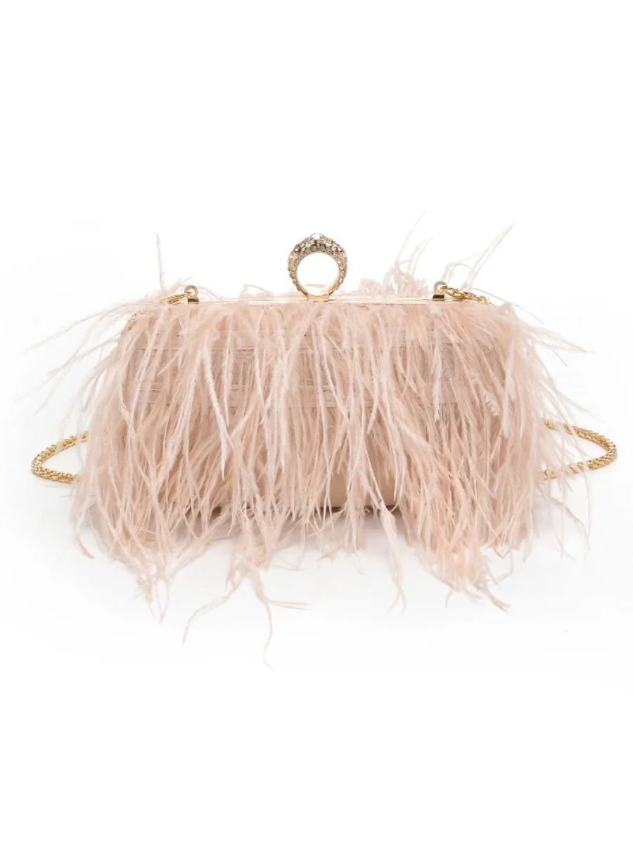 Harlow Feather Evening Bag - Image 2