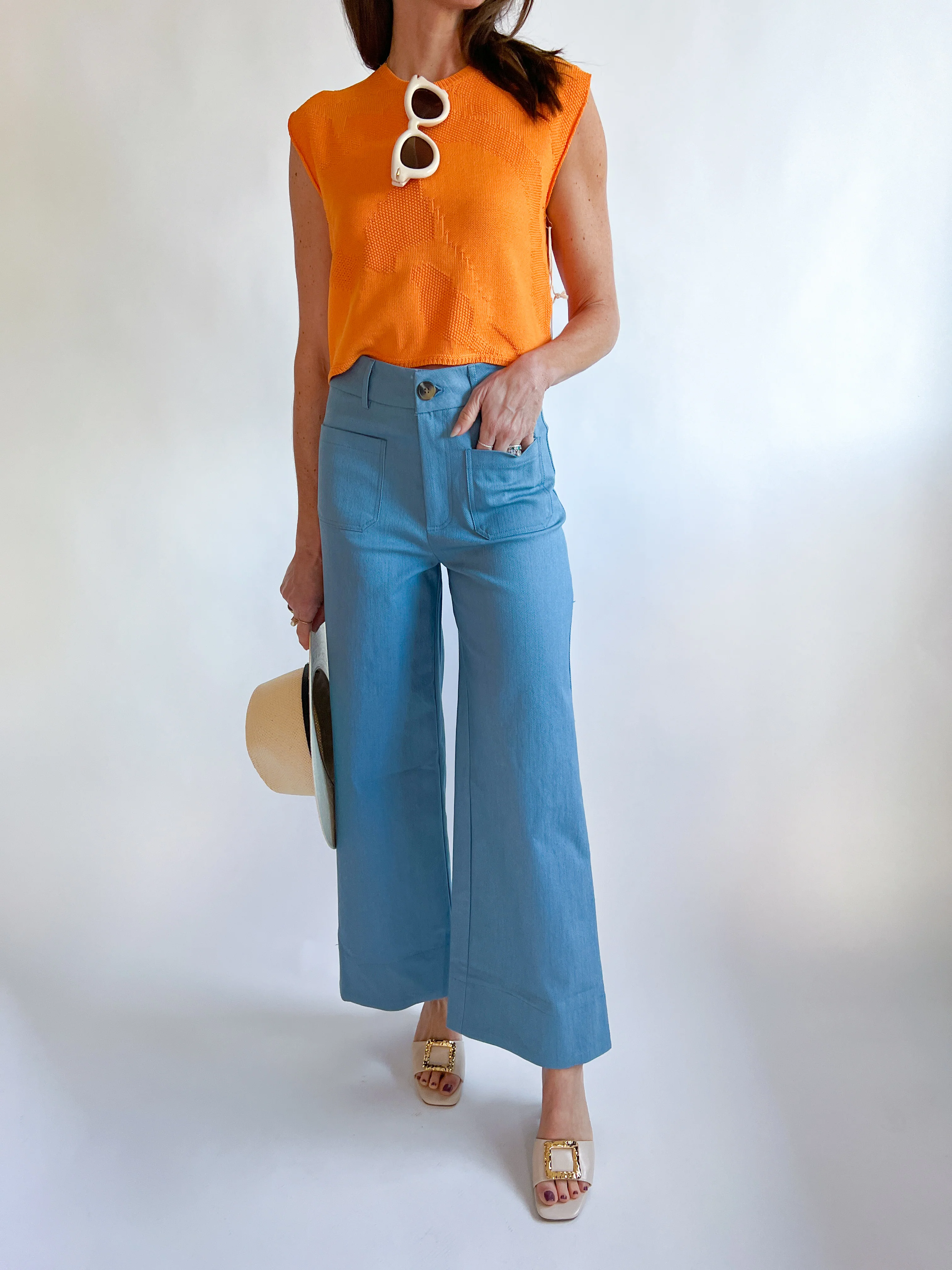 High Rise Front Pocket Pants - Image 2