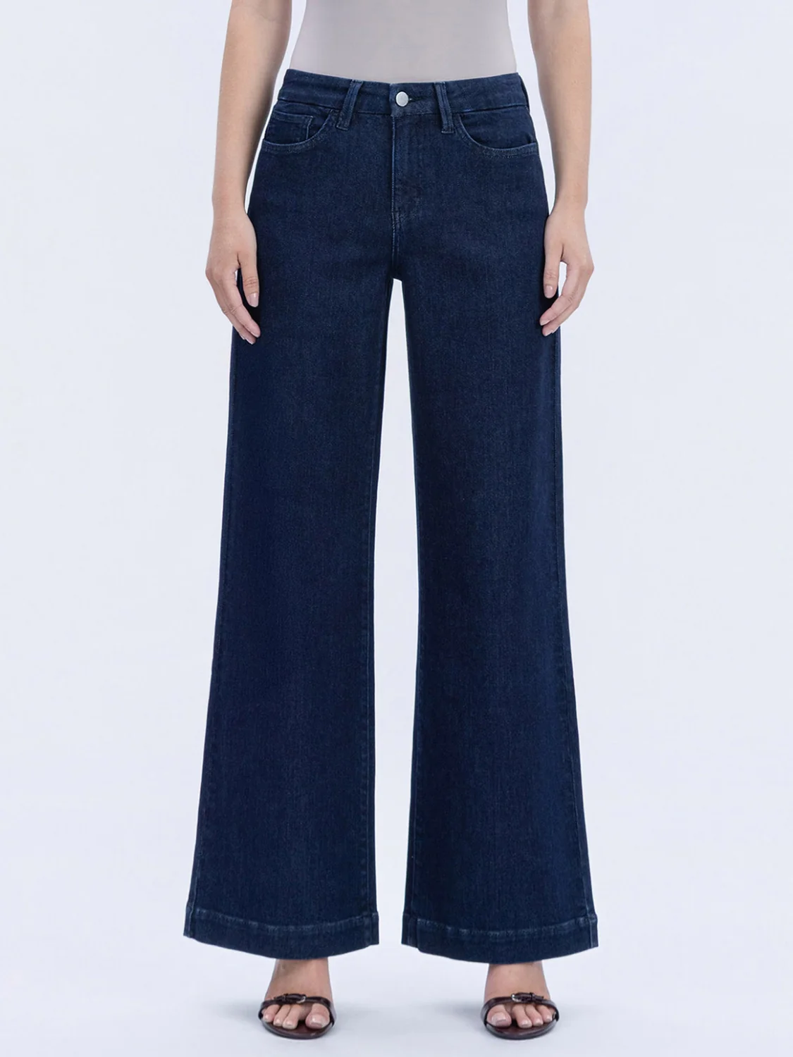 High Rise Wide Leg Trouser
