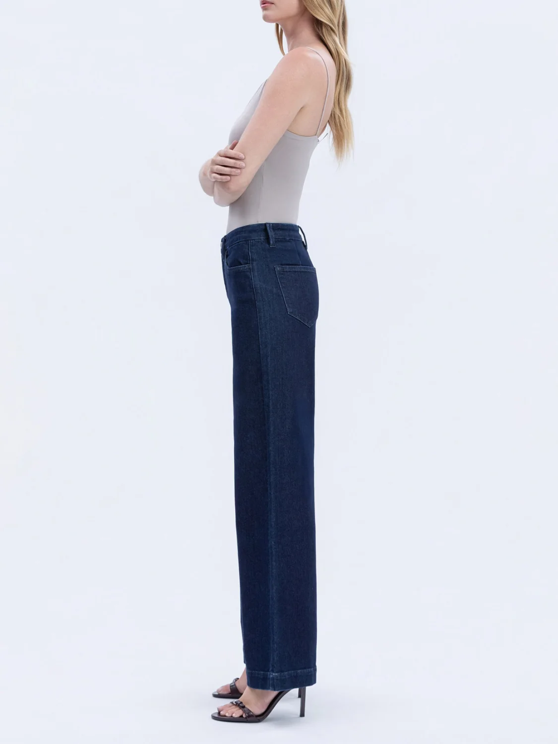 High Rise Wide Leg Trouser - Image 3