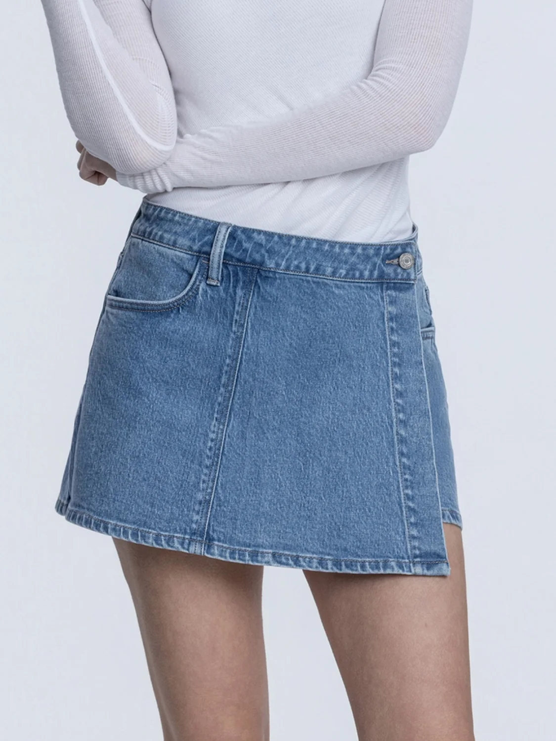 High Rise Wrap Skort