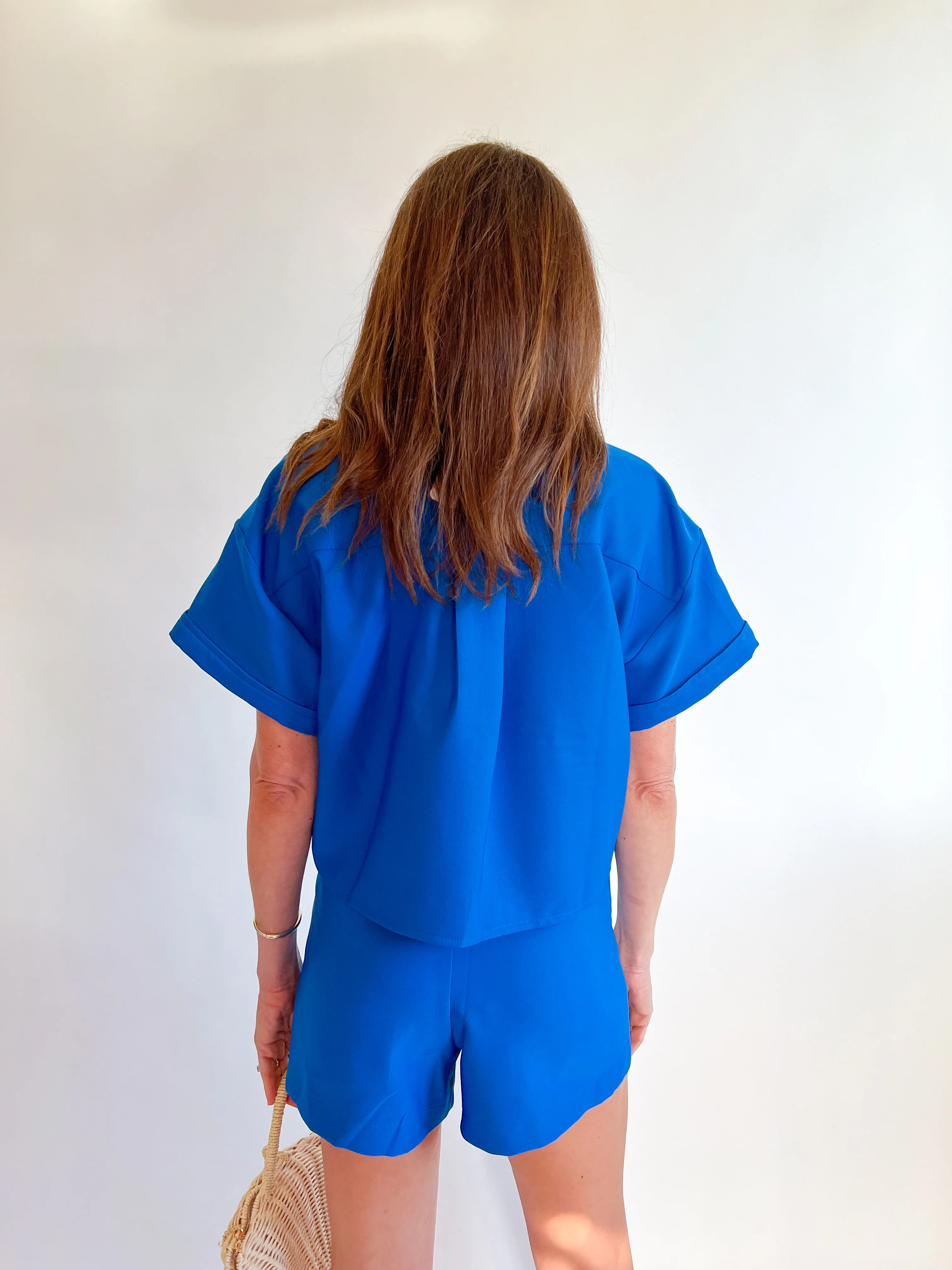 High Waist Front Pocket Shorts - Image 5