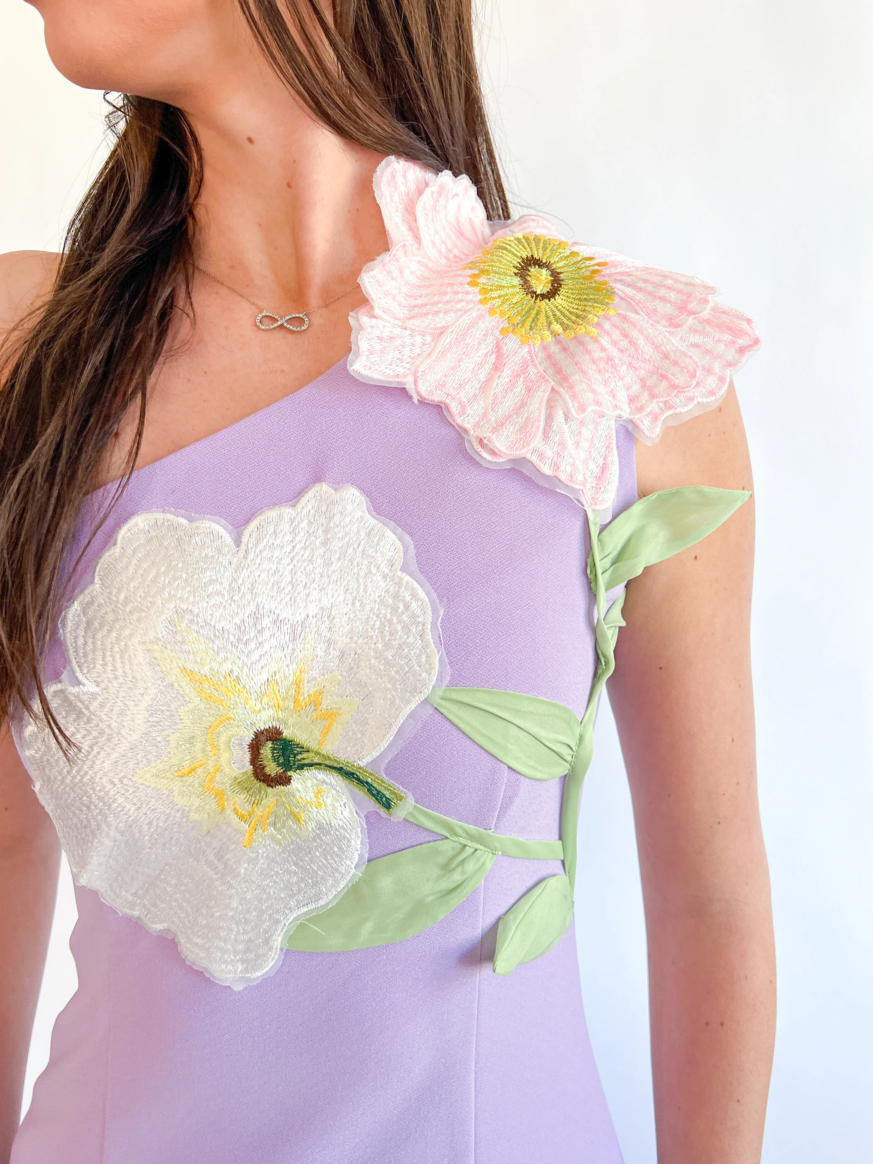 One Shoulder Hope Mini Dress - Image 4