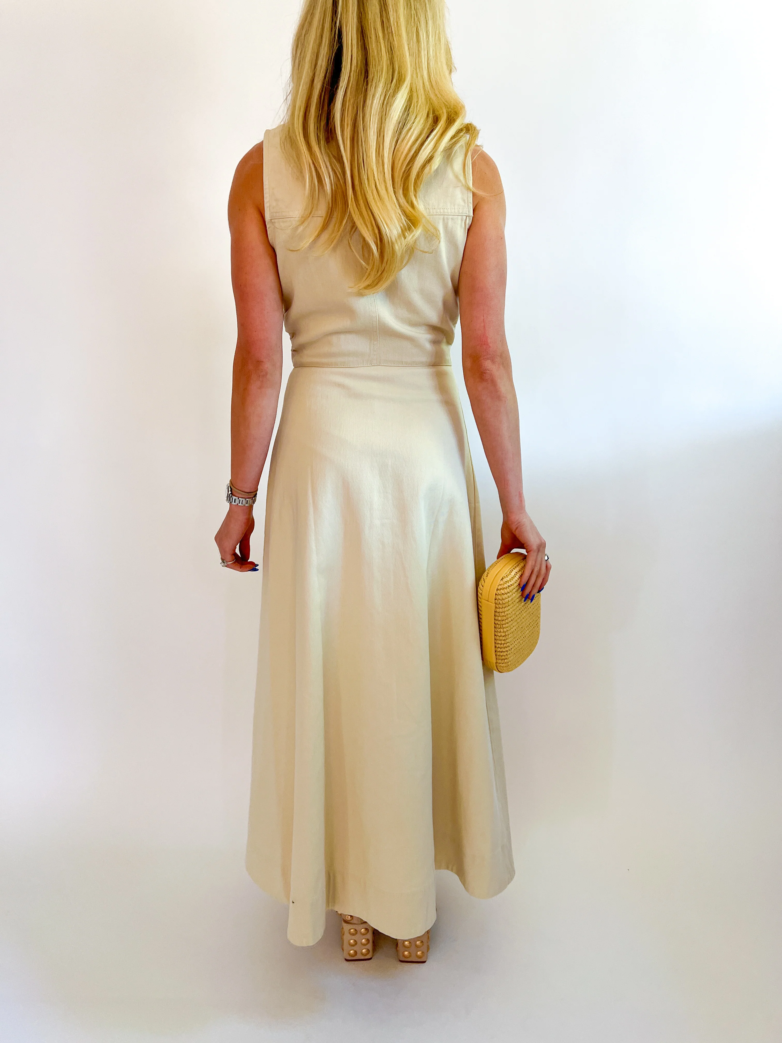Ivy Sleeveless Button-Down Maxi Dress - Image 2
