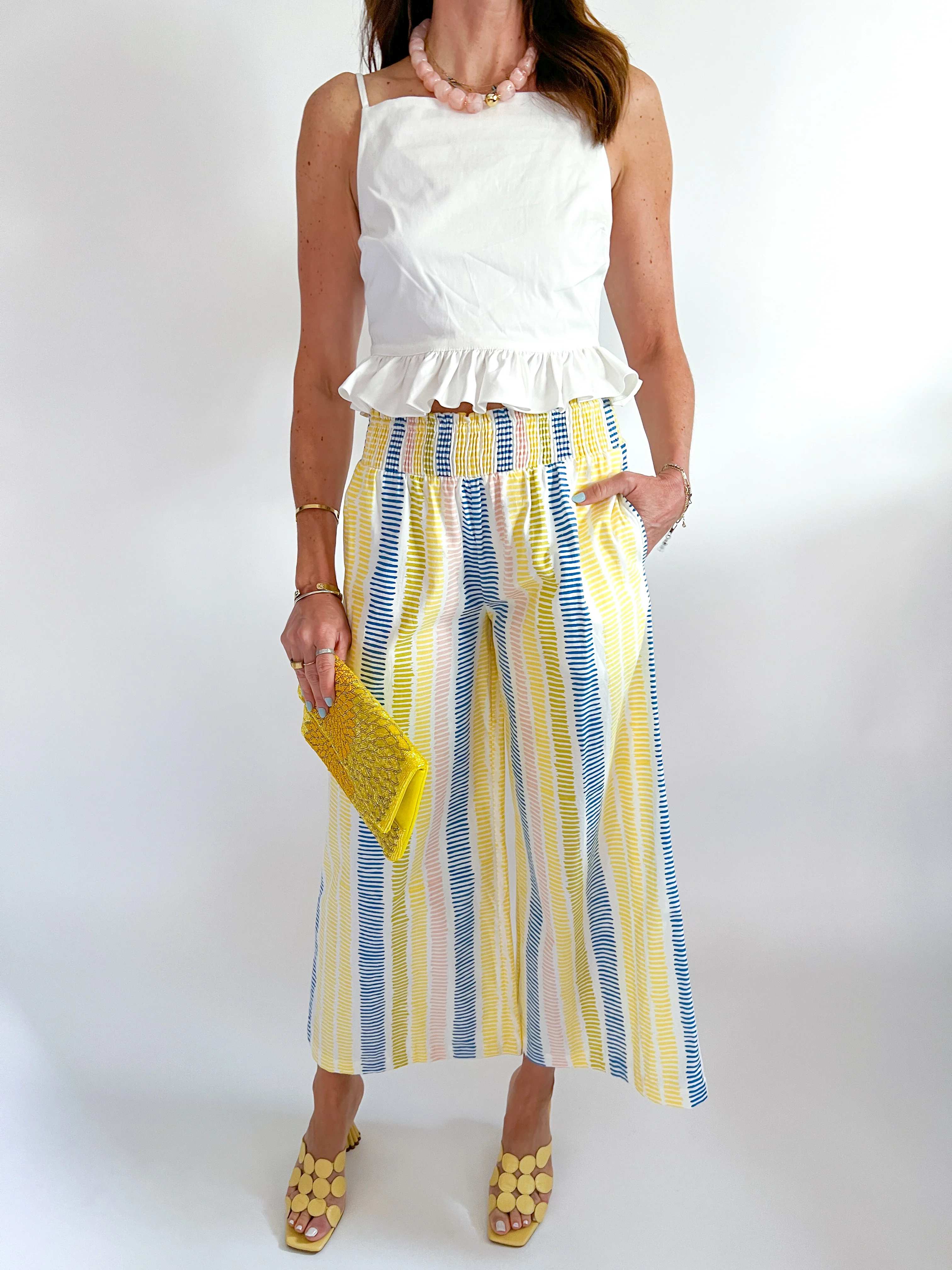 Lilah Ruffle Peplum Top - Image 3
