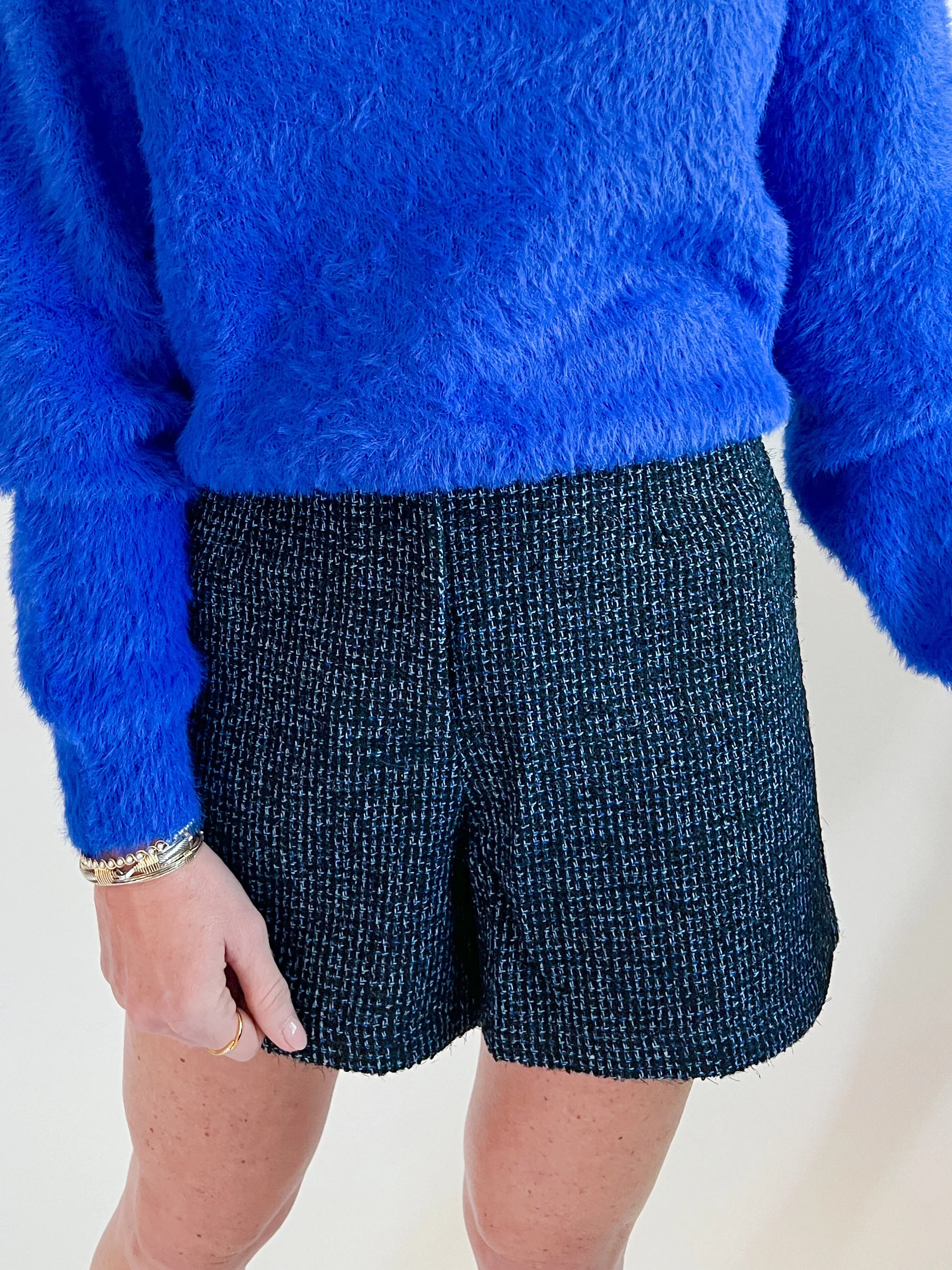 Midnight Blue Sophia Shorts