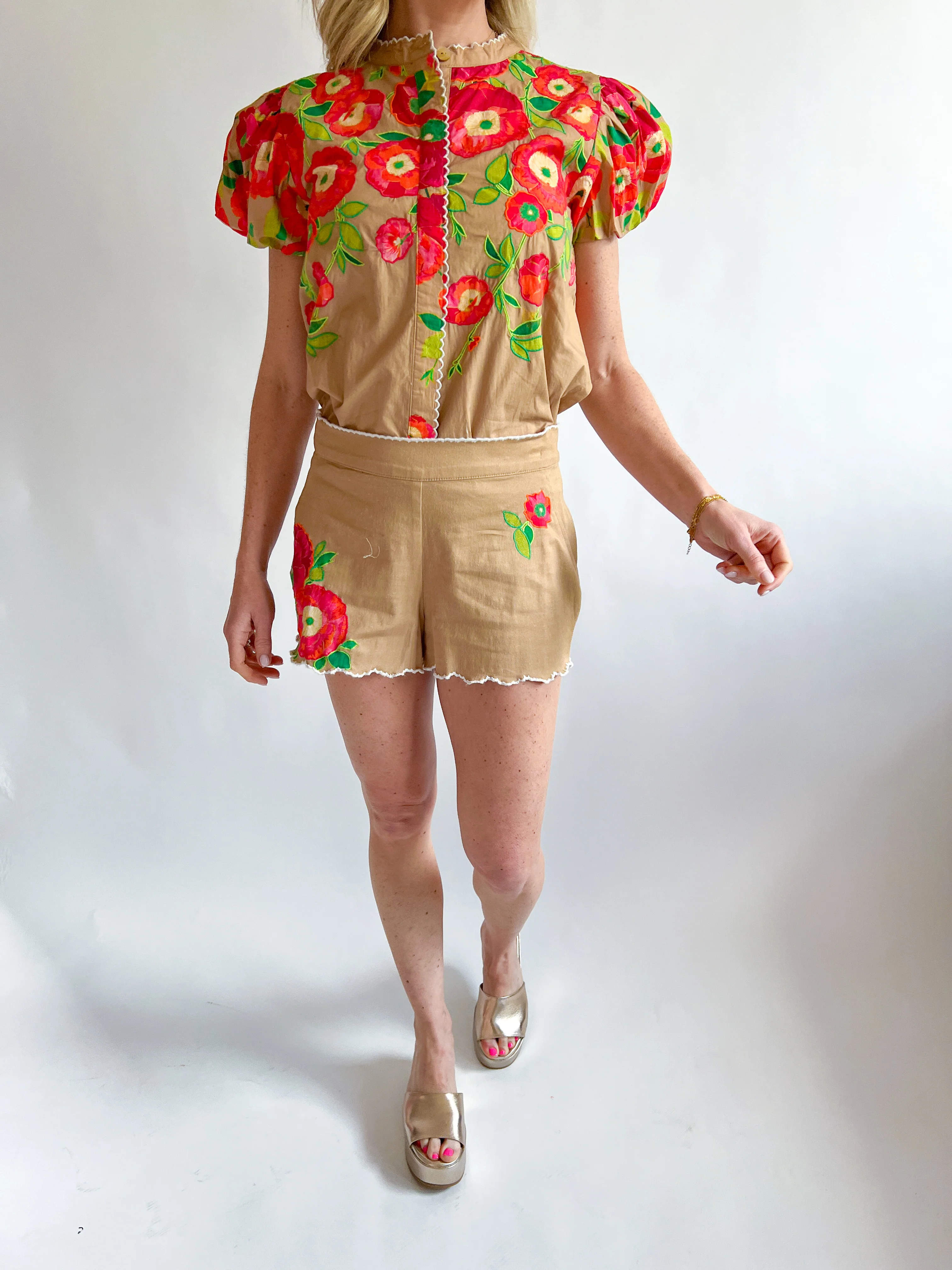 Poppy Short Sleeve Emily Top - Image 3