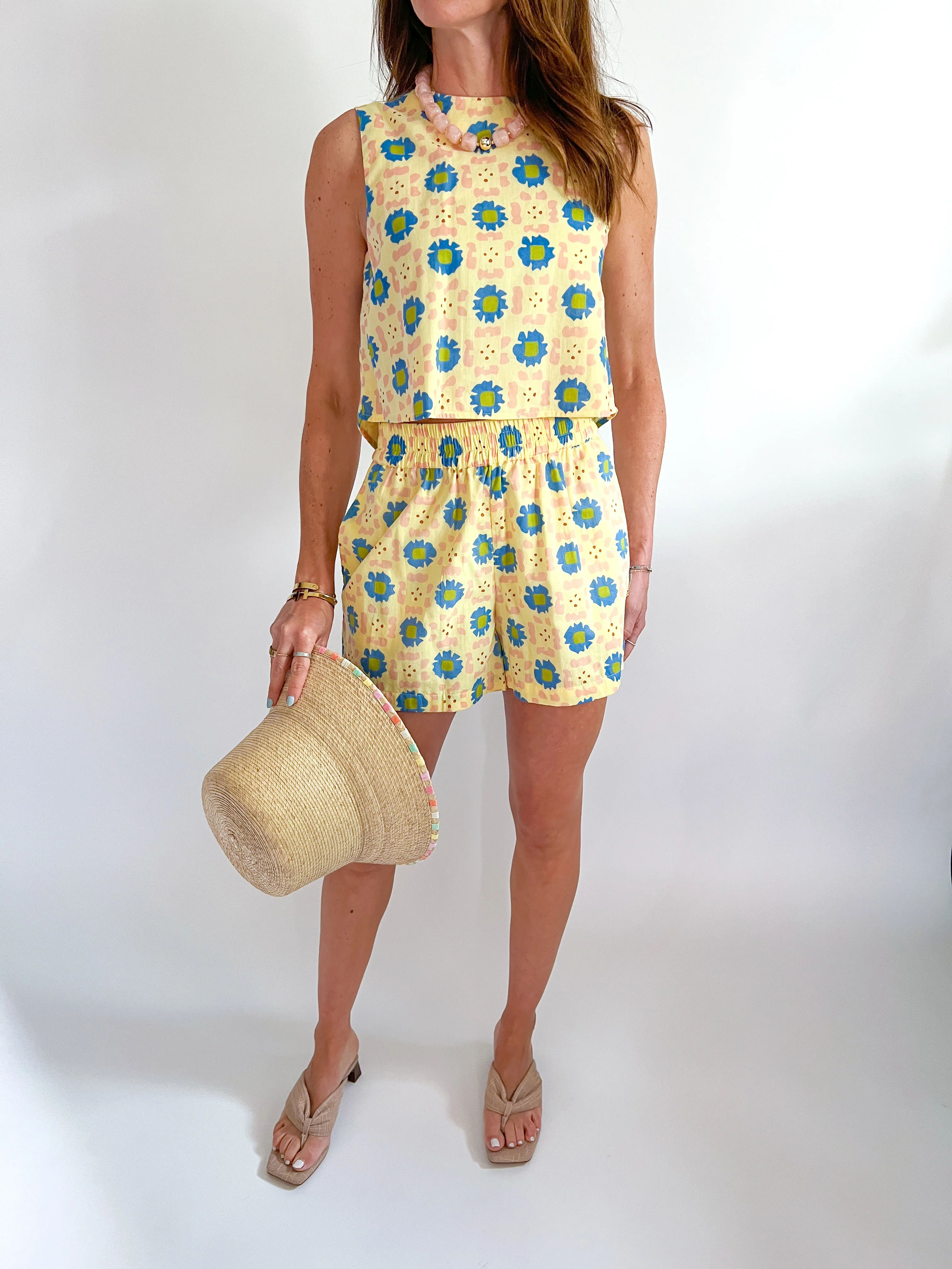 Porch Posy Pool Shorts - Image 4