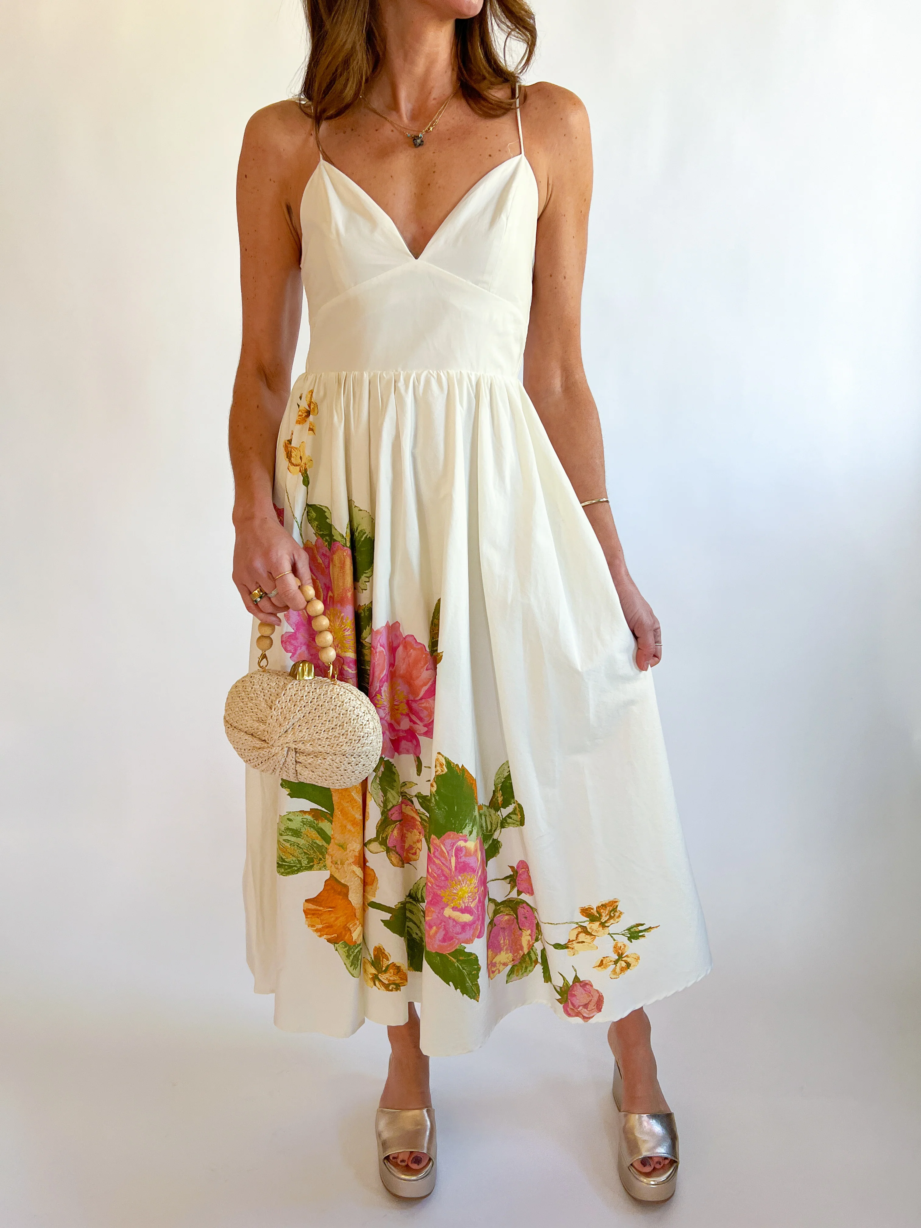 Karina Printed Midi Dress