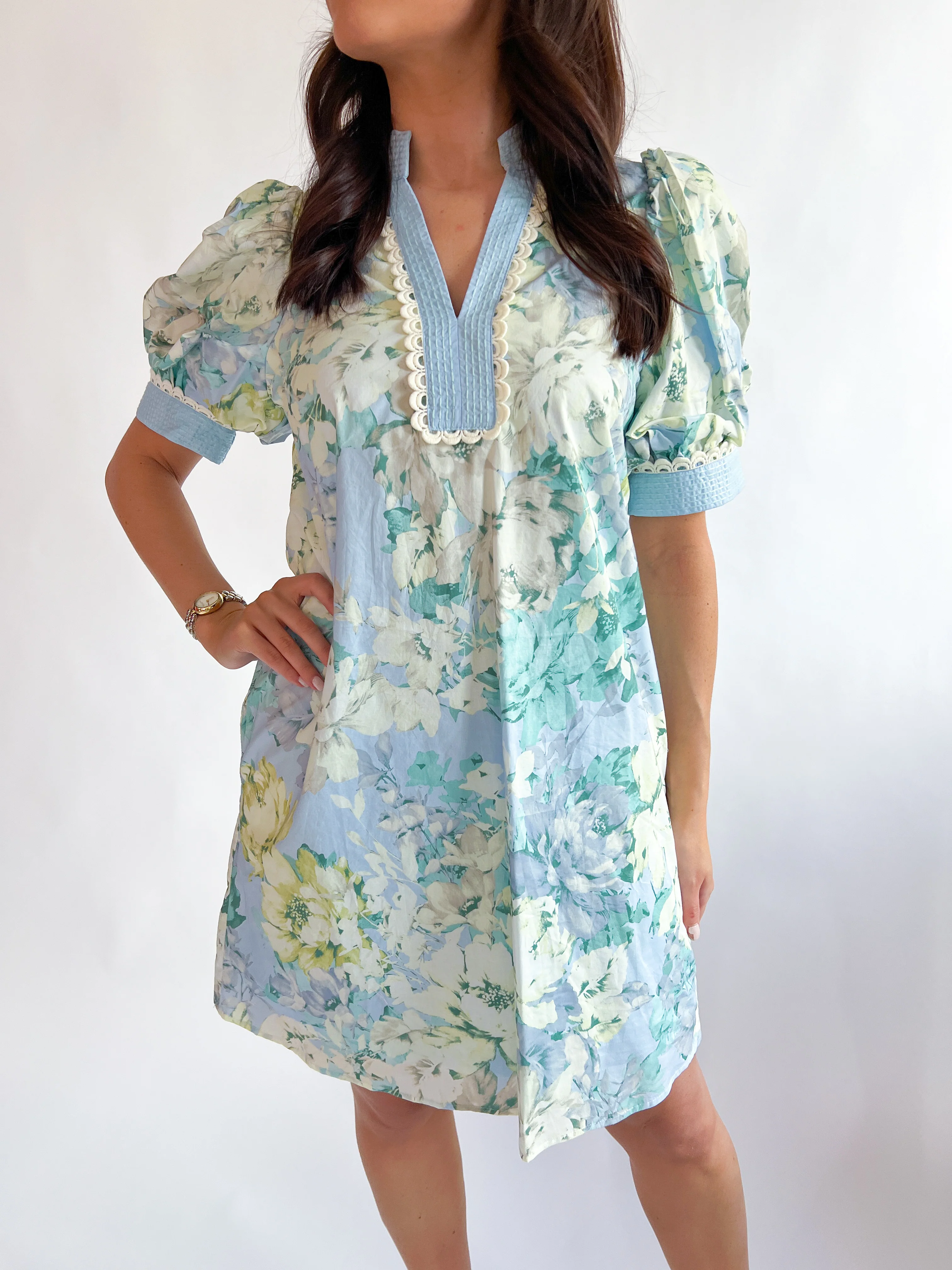 Marie Floral Mini Dress