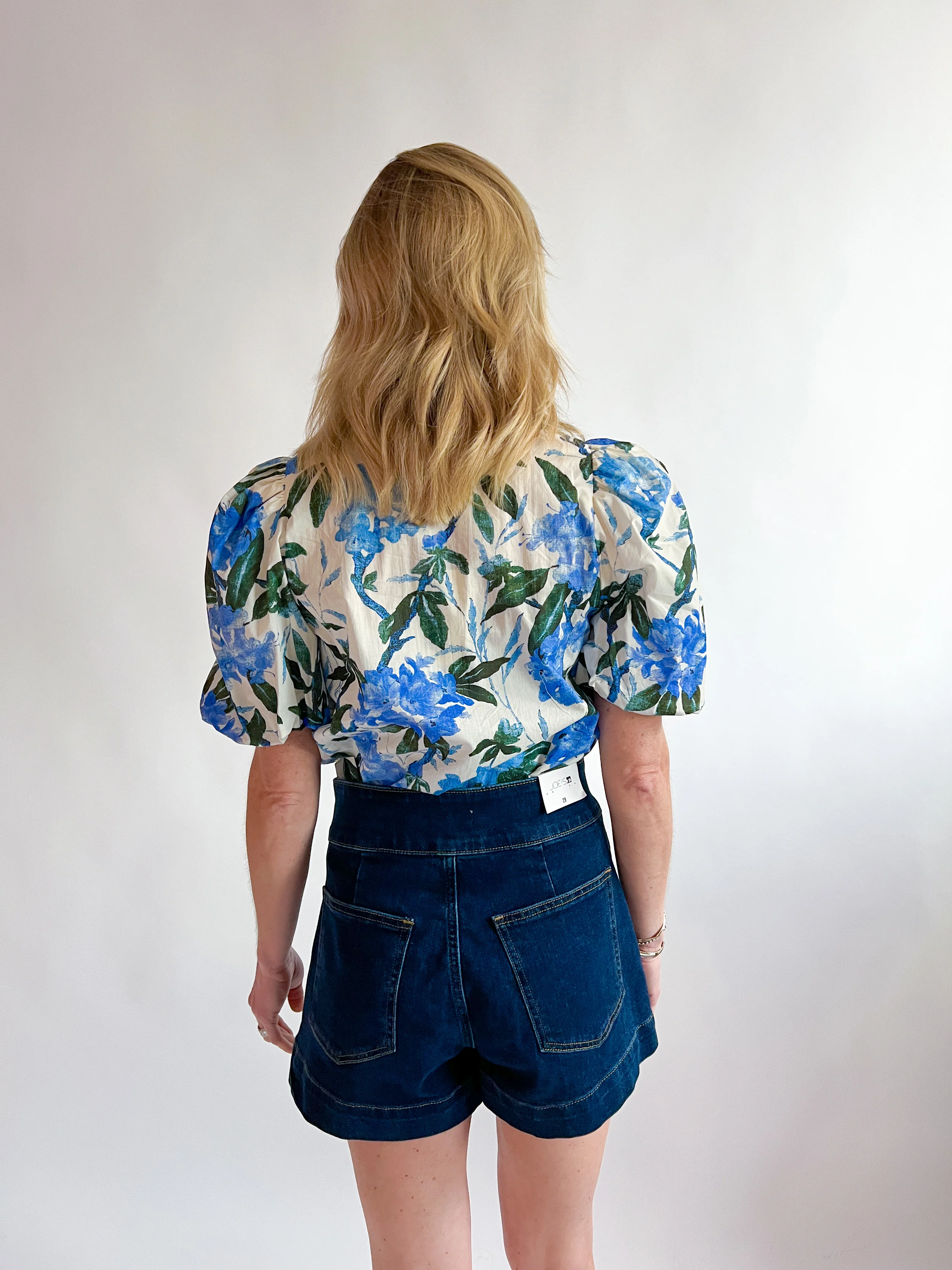 Maddie V Neck Floral Top - Image 2