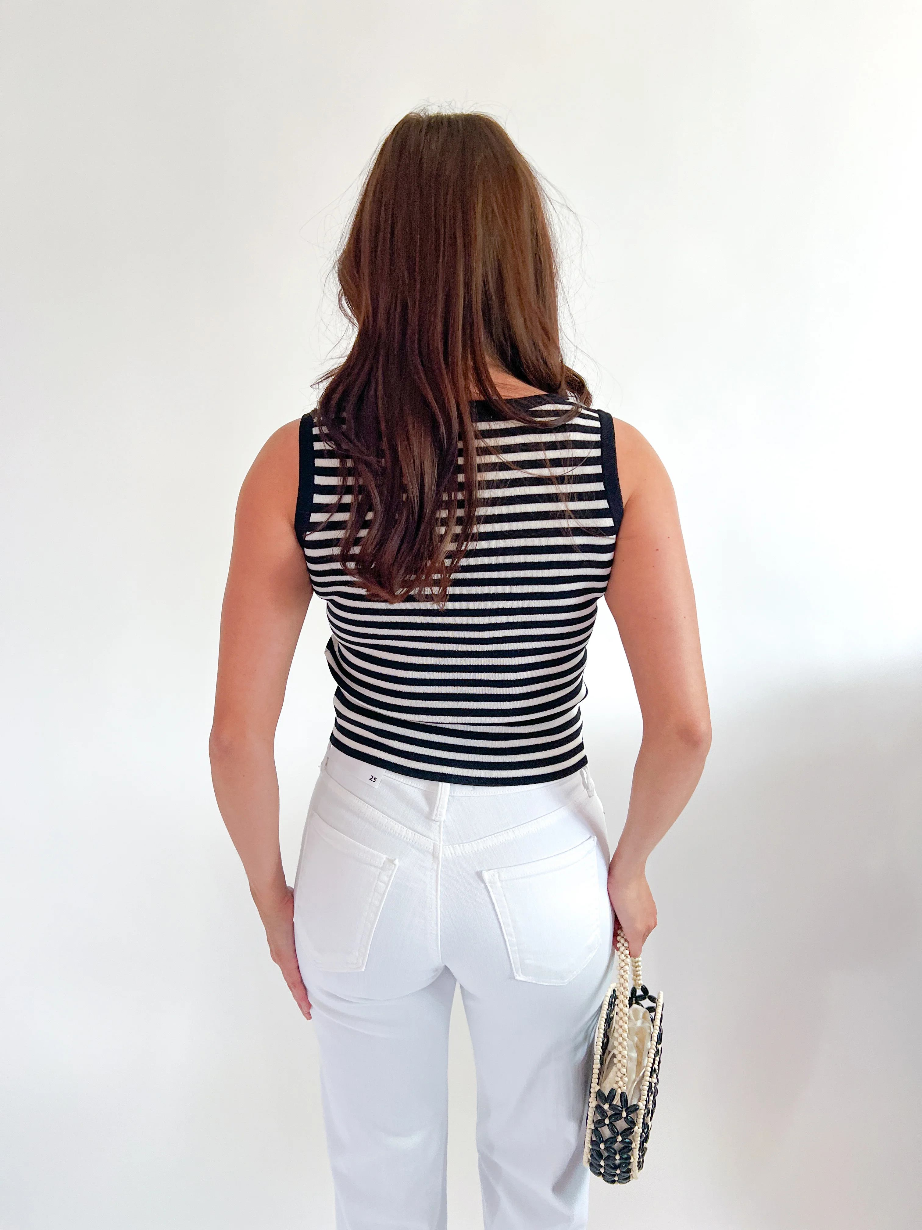 Scoop-Neck Striped Tank Top - Image 3
