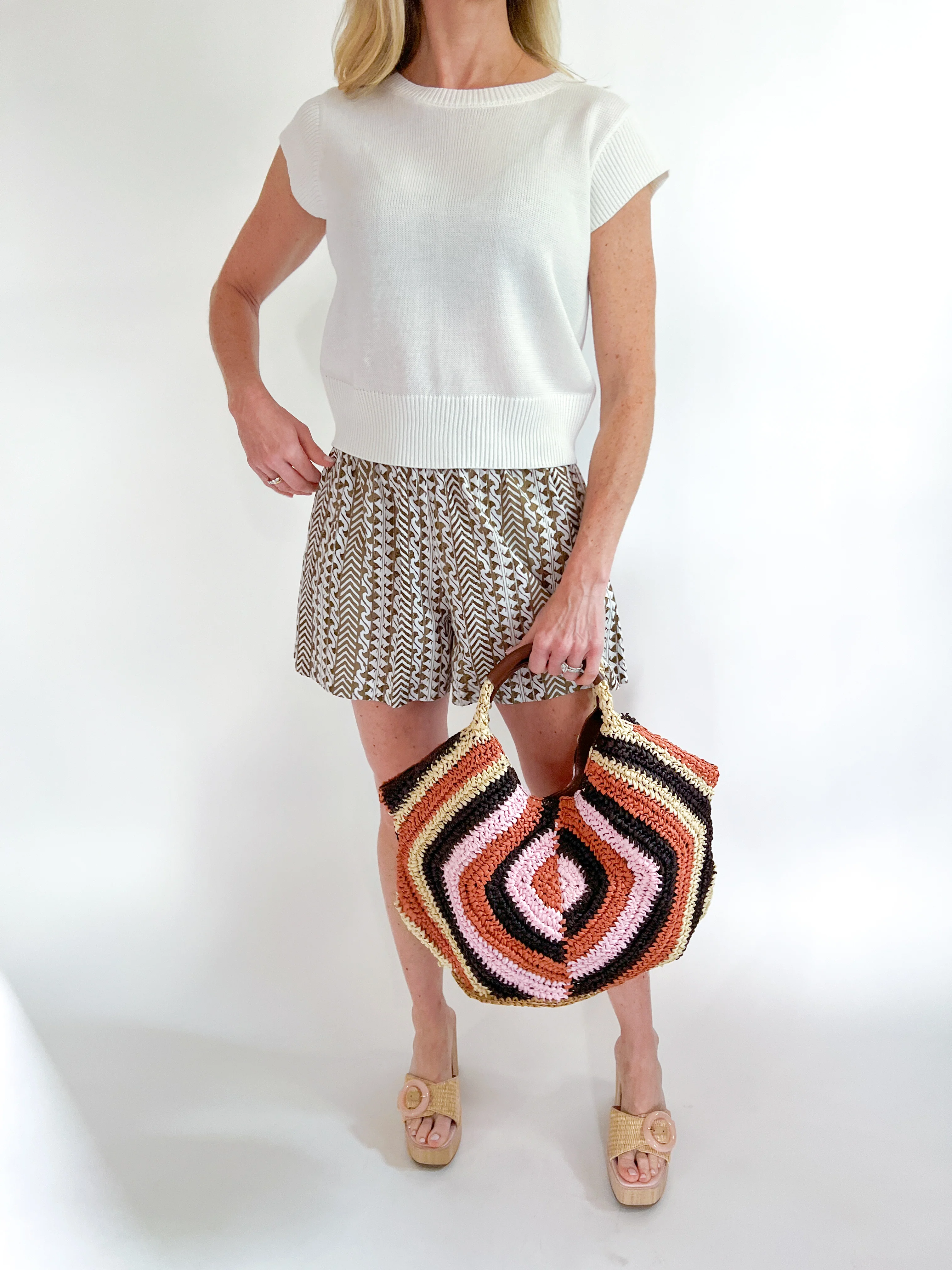 Cap Sleeve Knit Top - Image 3