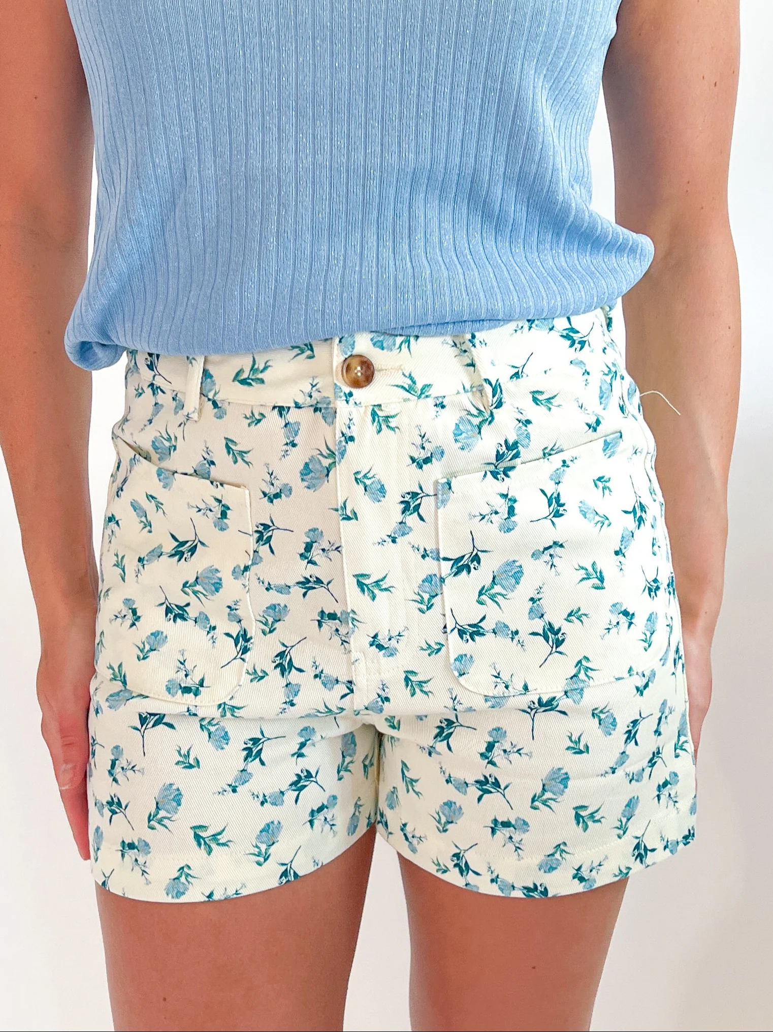 Botanical Print Shorts