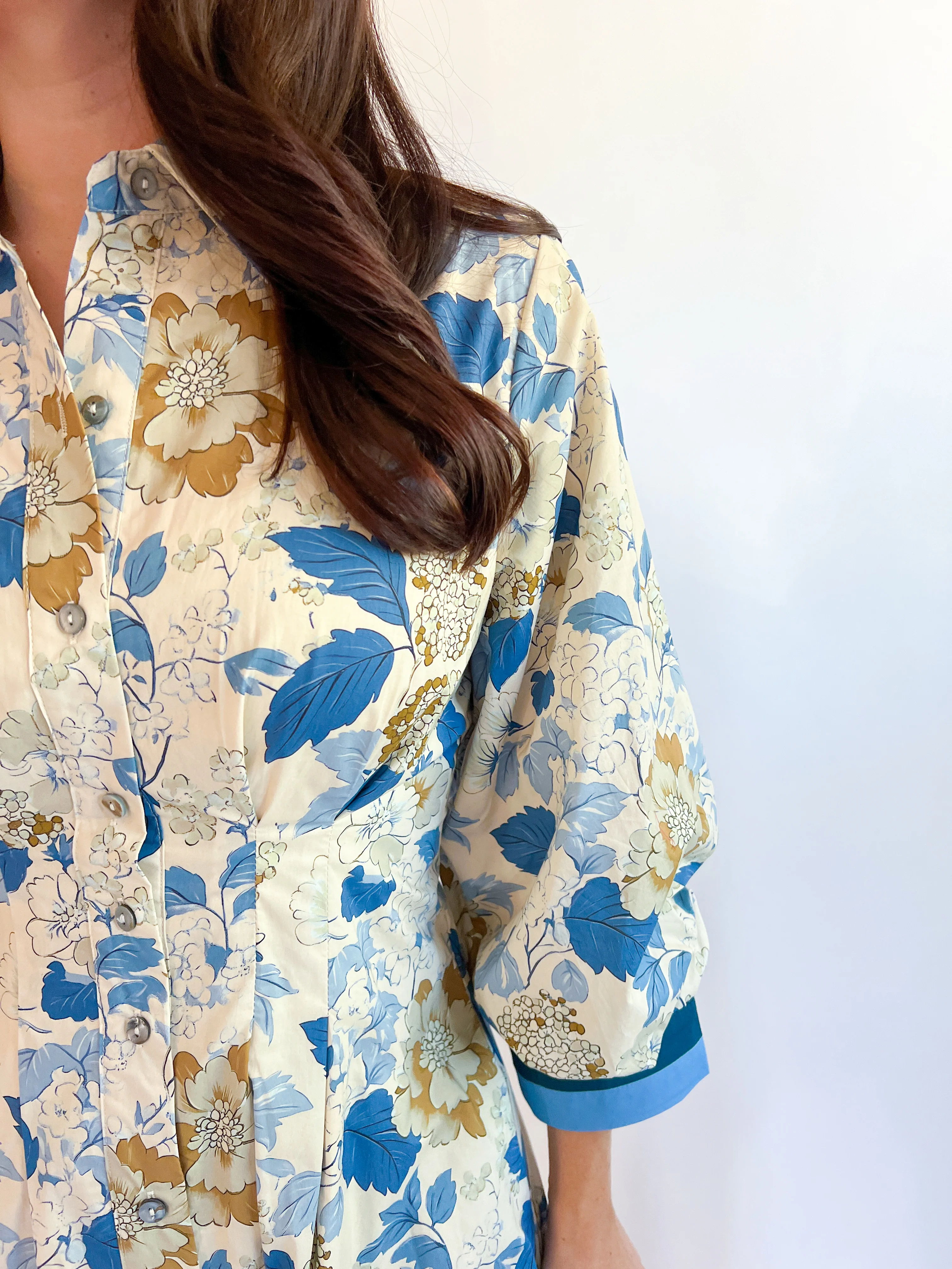 Amelia Floral Print Mini Dress - Image 2