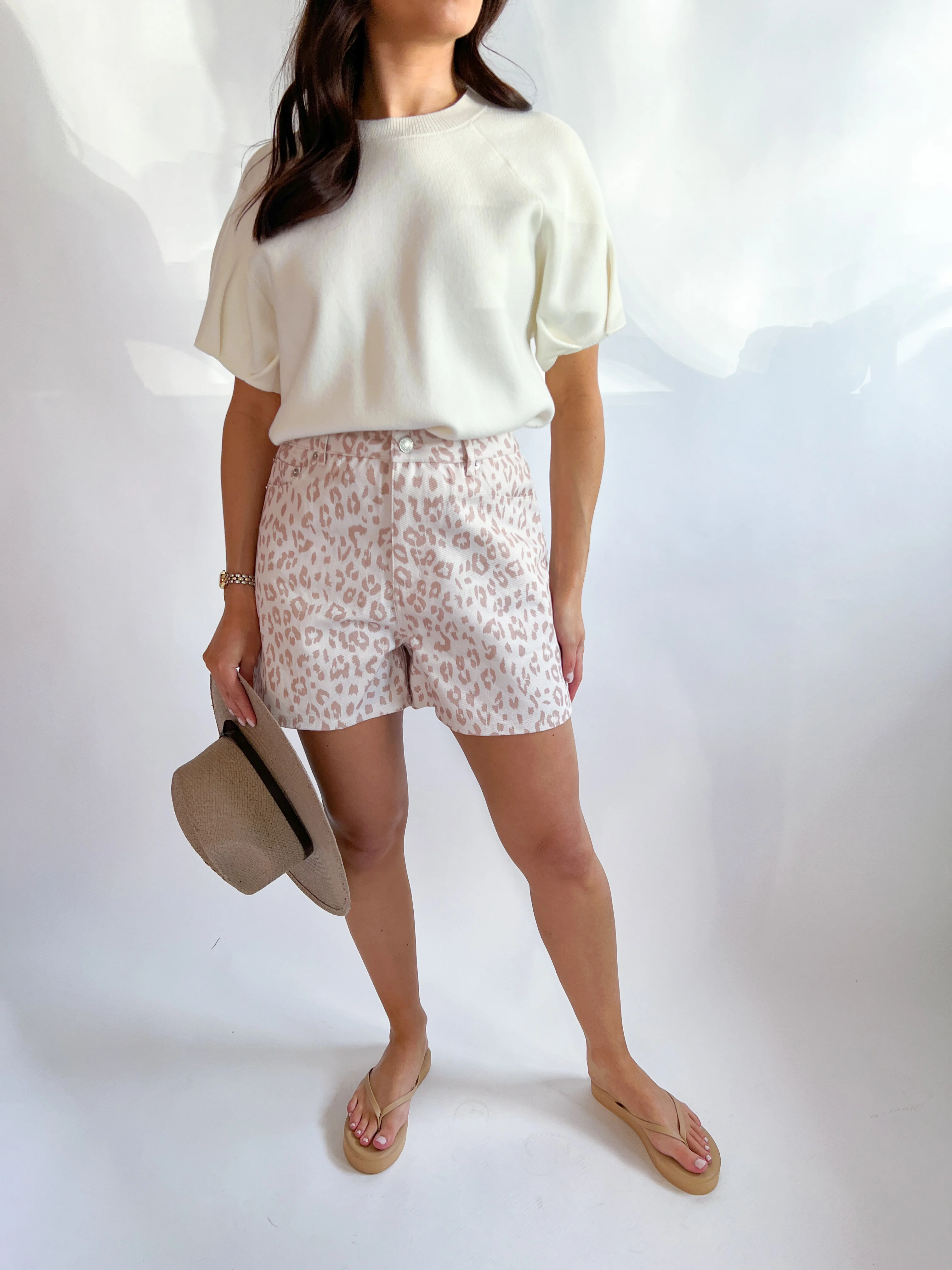 Jenny Puff Sleeve Sweater Top - Image 3