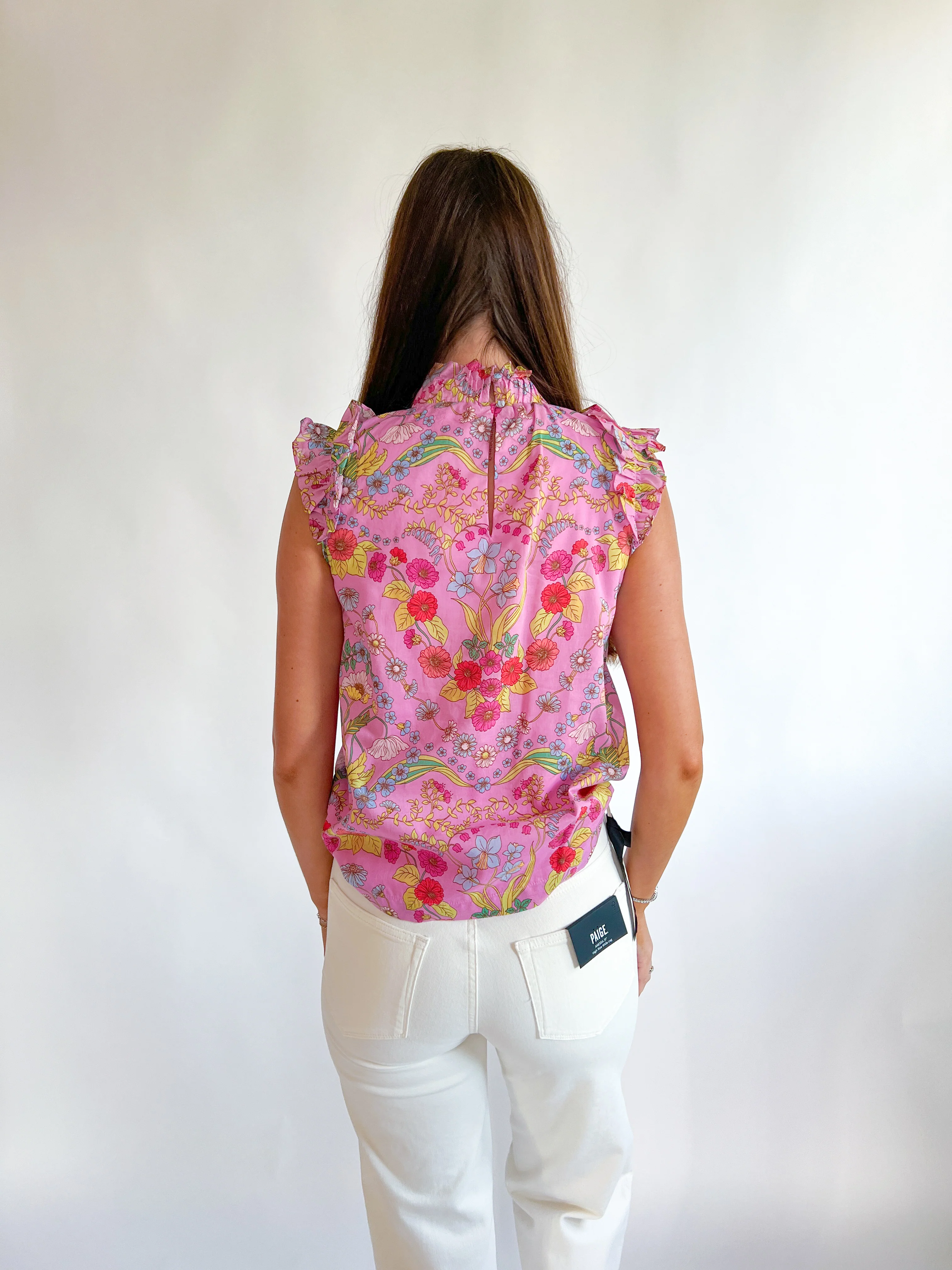 Ramsie Floral Ruffle Top - Image 3