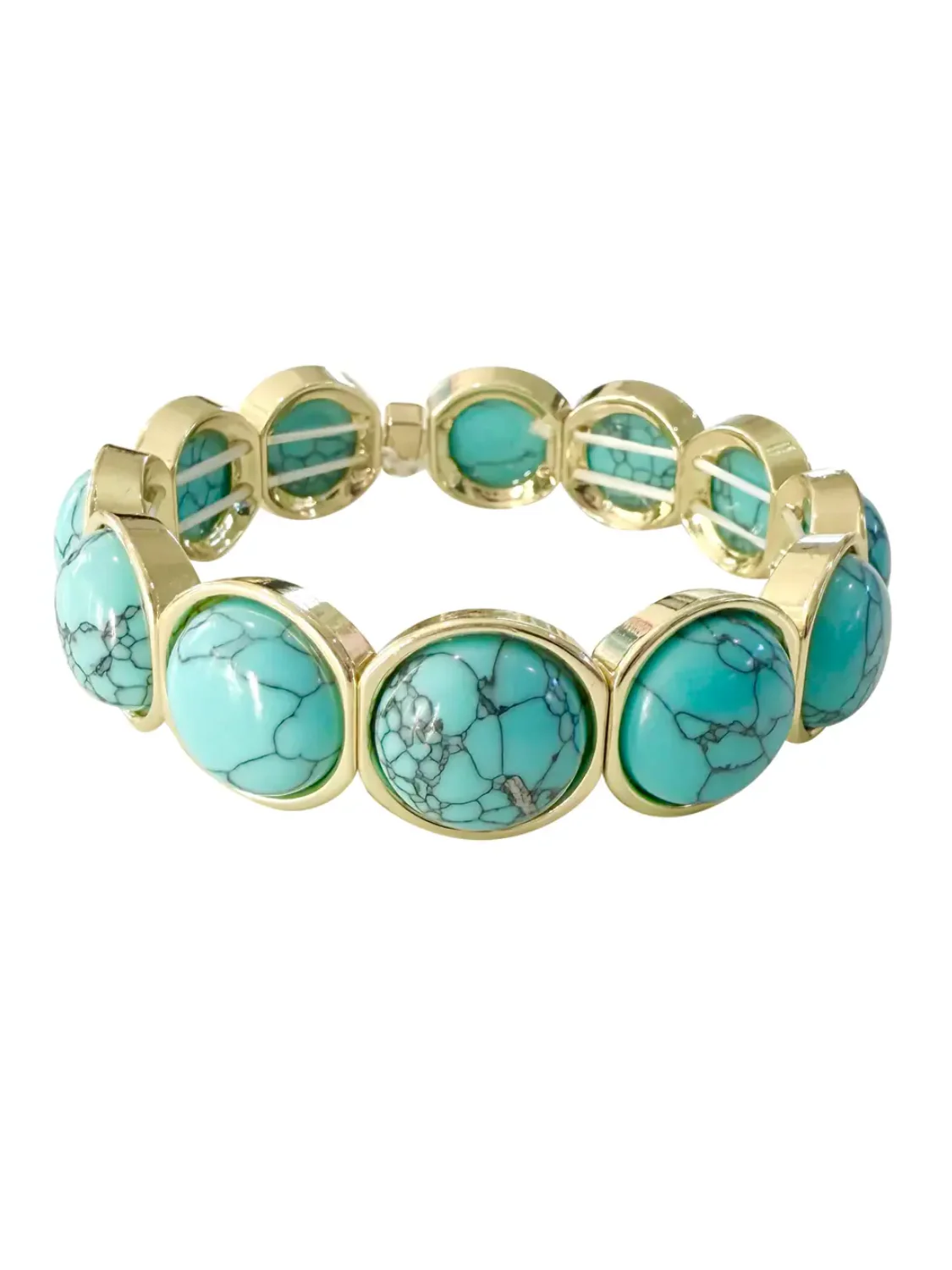 River Stretch Beaded Bracelet - Image 4