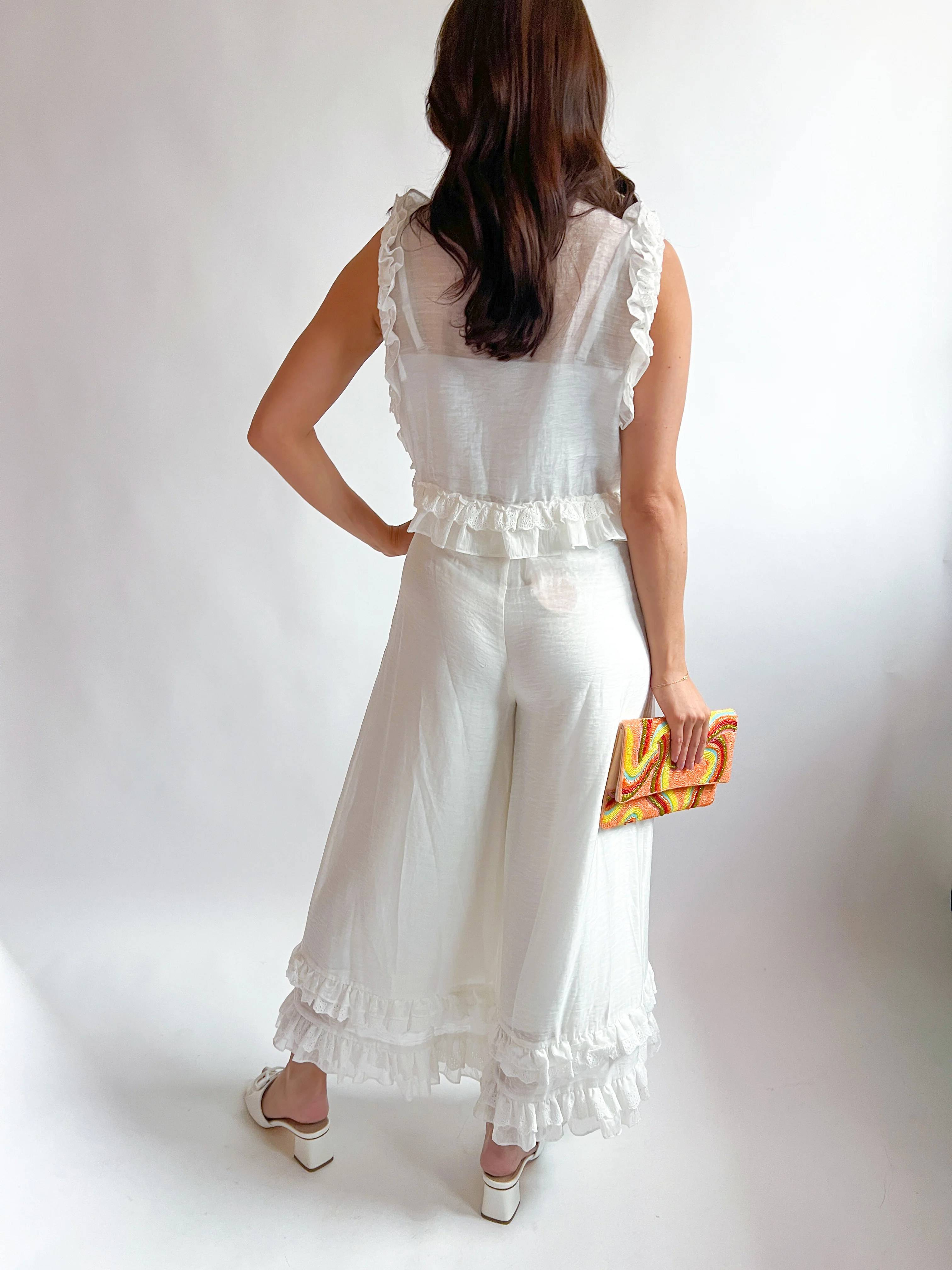 Ruffled Woven Pants - Image 2