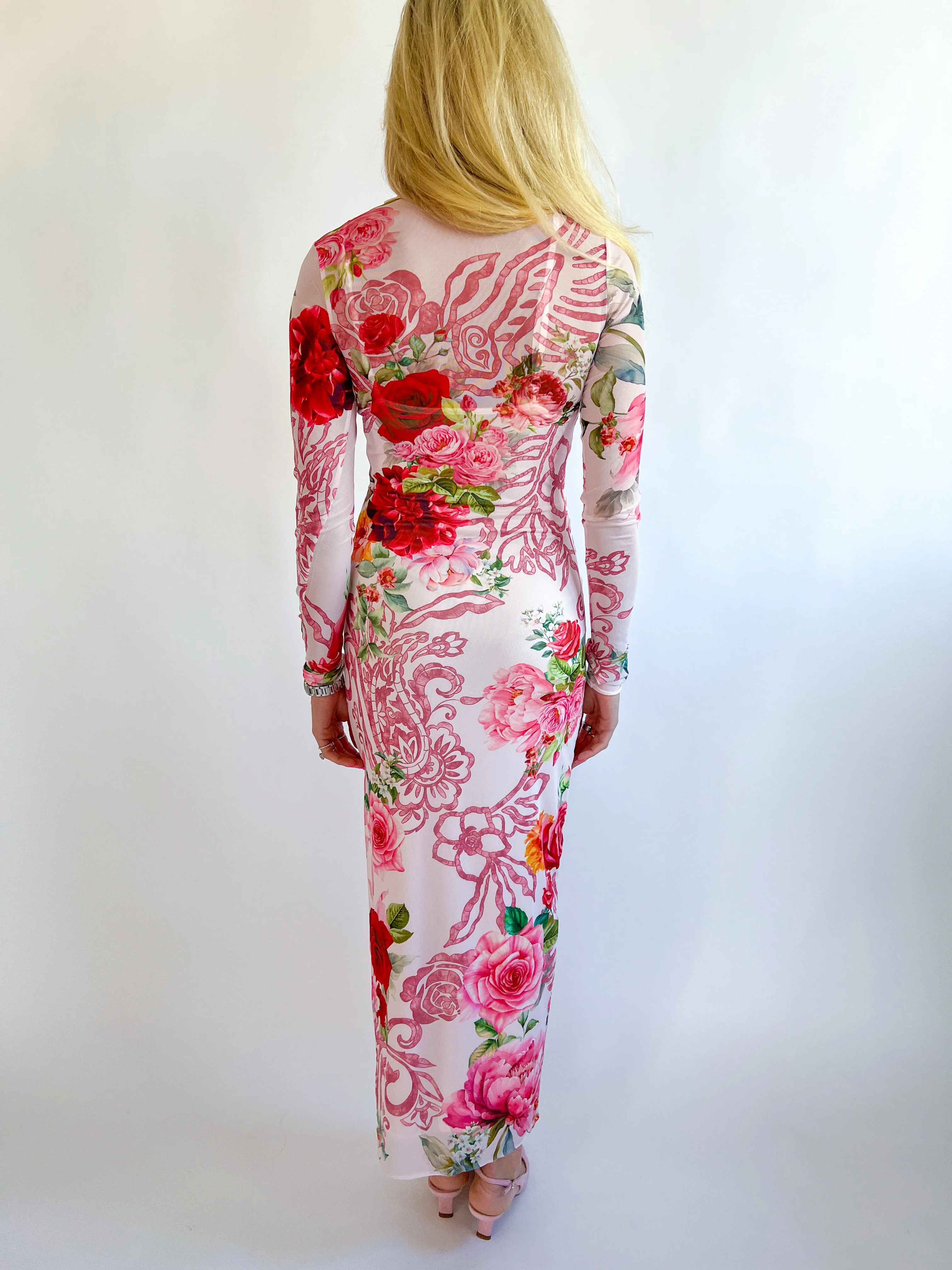 Shailene Mesh Midi Dress - Image 2