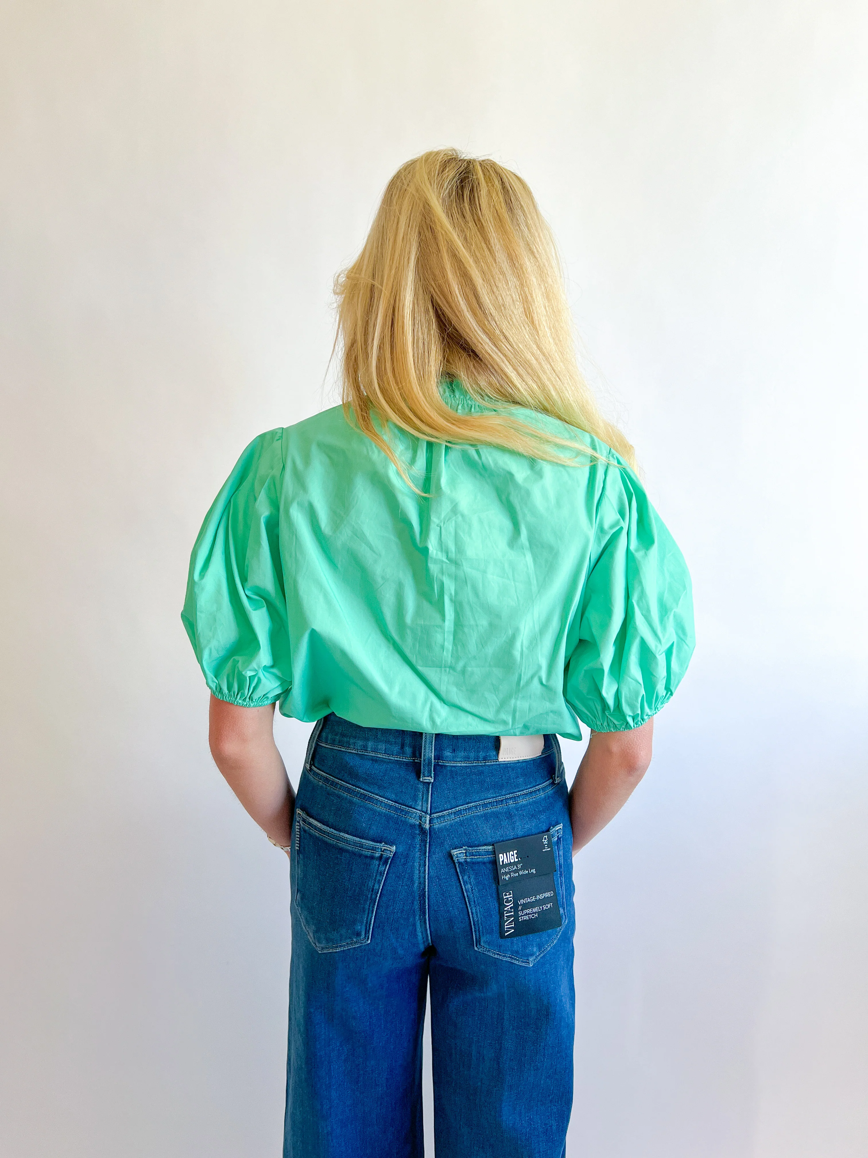 Susan Short Sleeve Ruffle Top - Image 3