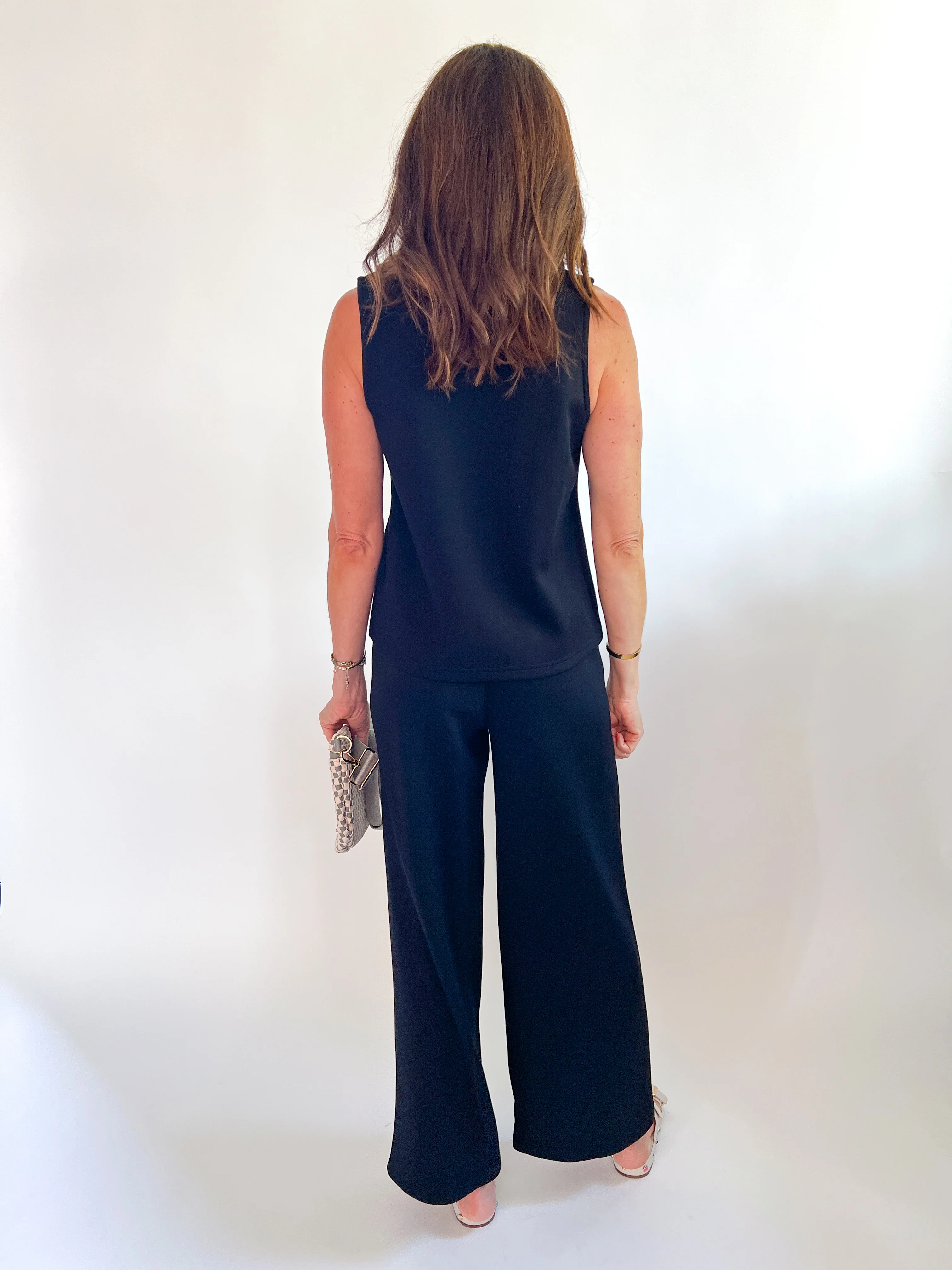 Solid Center Seam Mock Neck Top - Image 6
