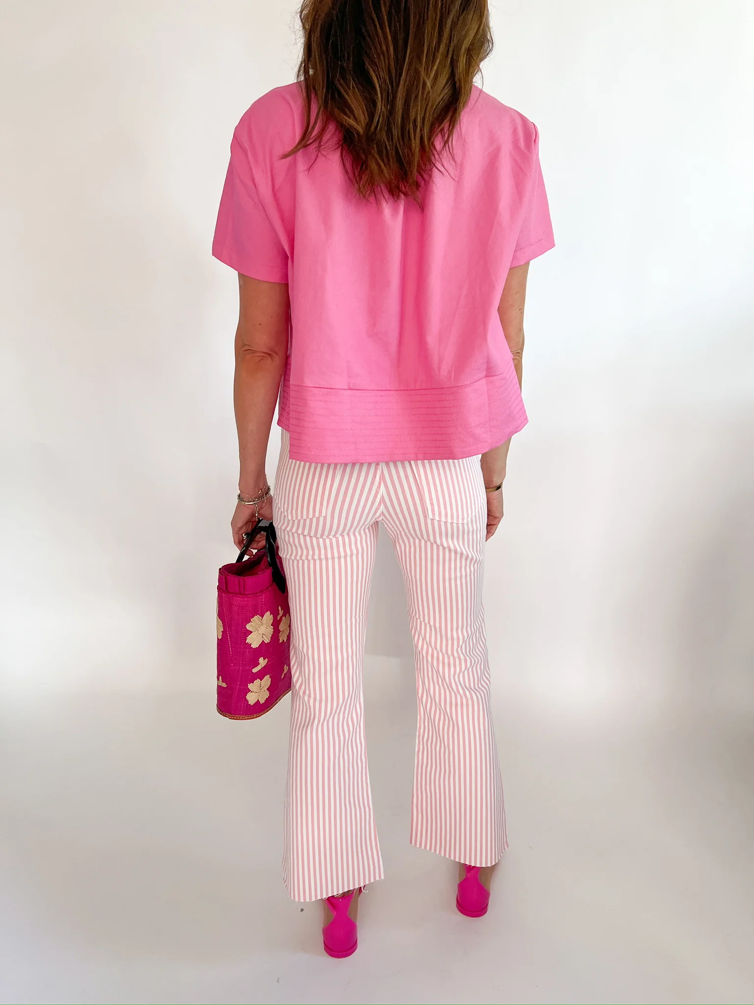 Avery Stand Collar Short Sleeve Top - Image 3