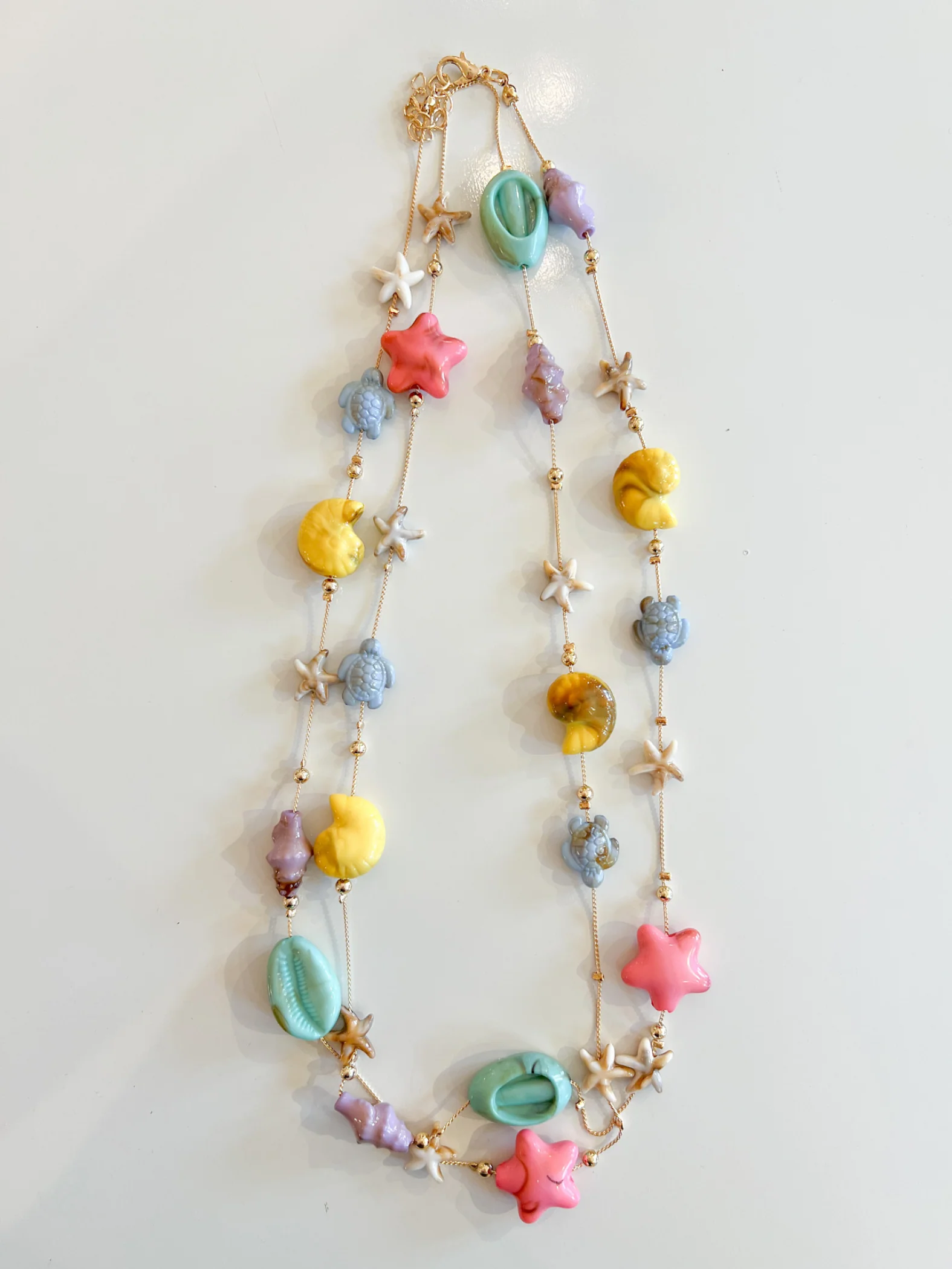Starfish Long Necklace
